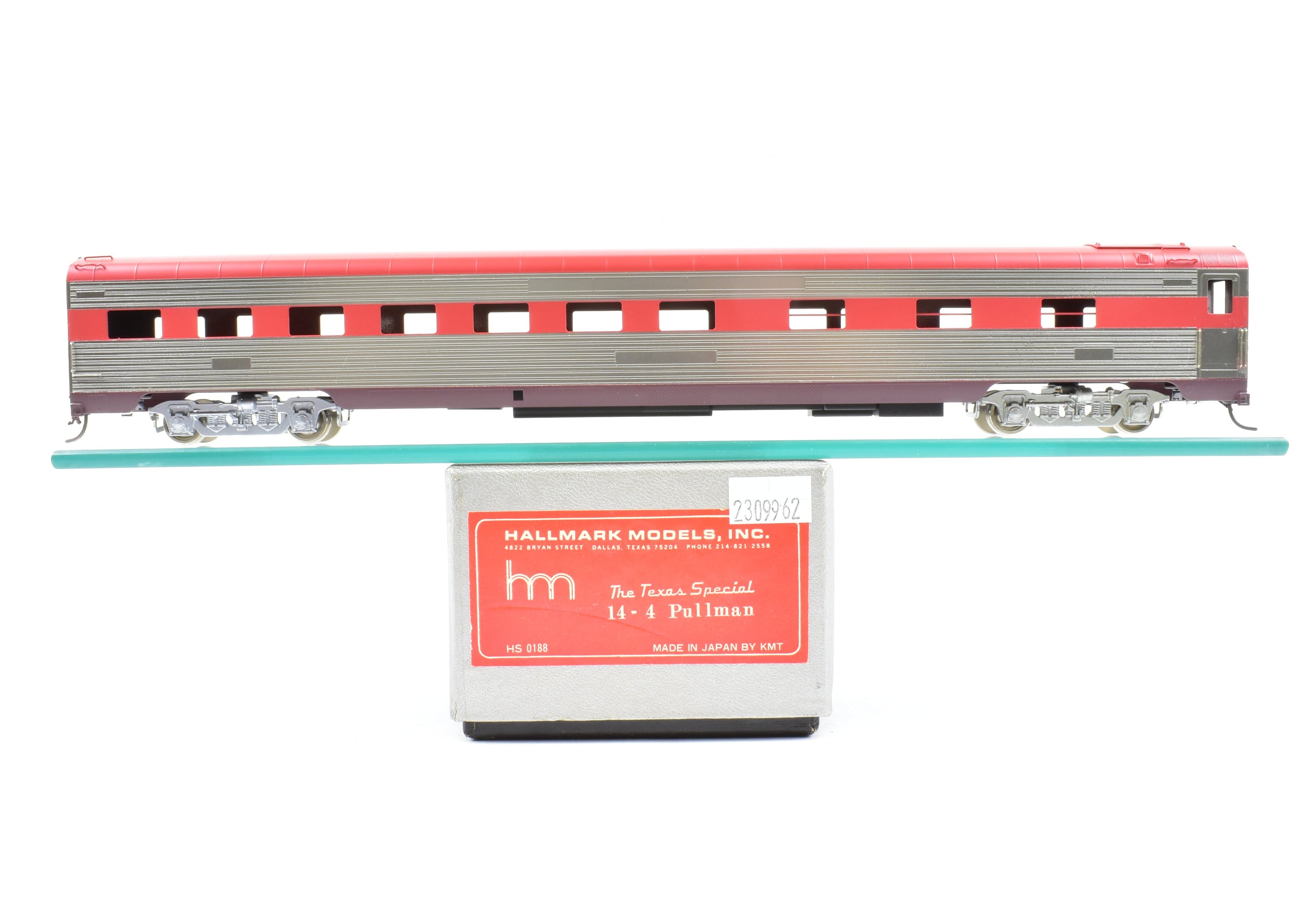 HO Scale Brass Pullman Model for The Texas Special by Hallmark Models - Frisco and MKT - Missouri Kansas Texas Katy 14 - 4