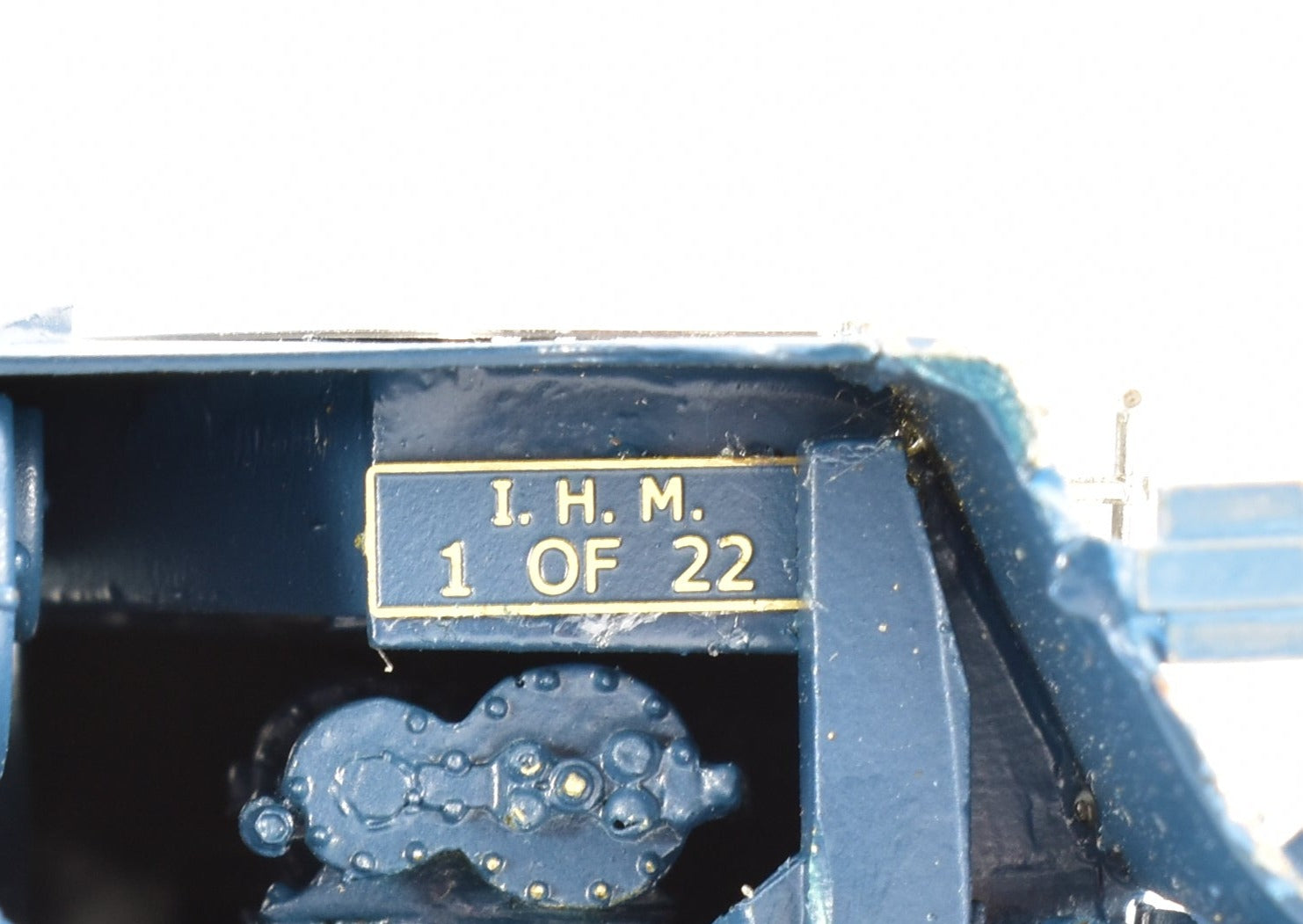 HO Brass Precision Scale Co. ATSF Santa Fe 4-6-4 #3460 Blue Goose Hudson FP Rare Model
