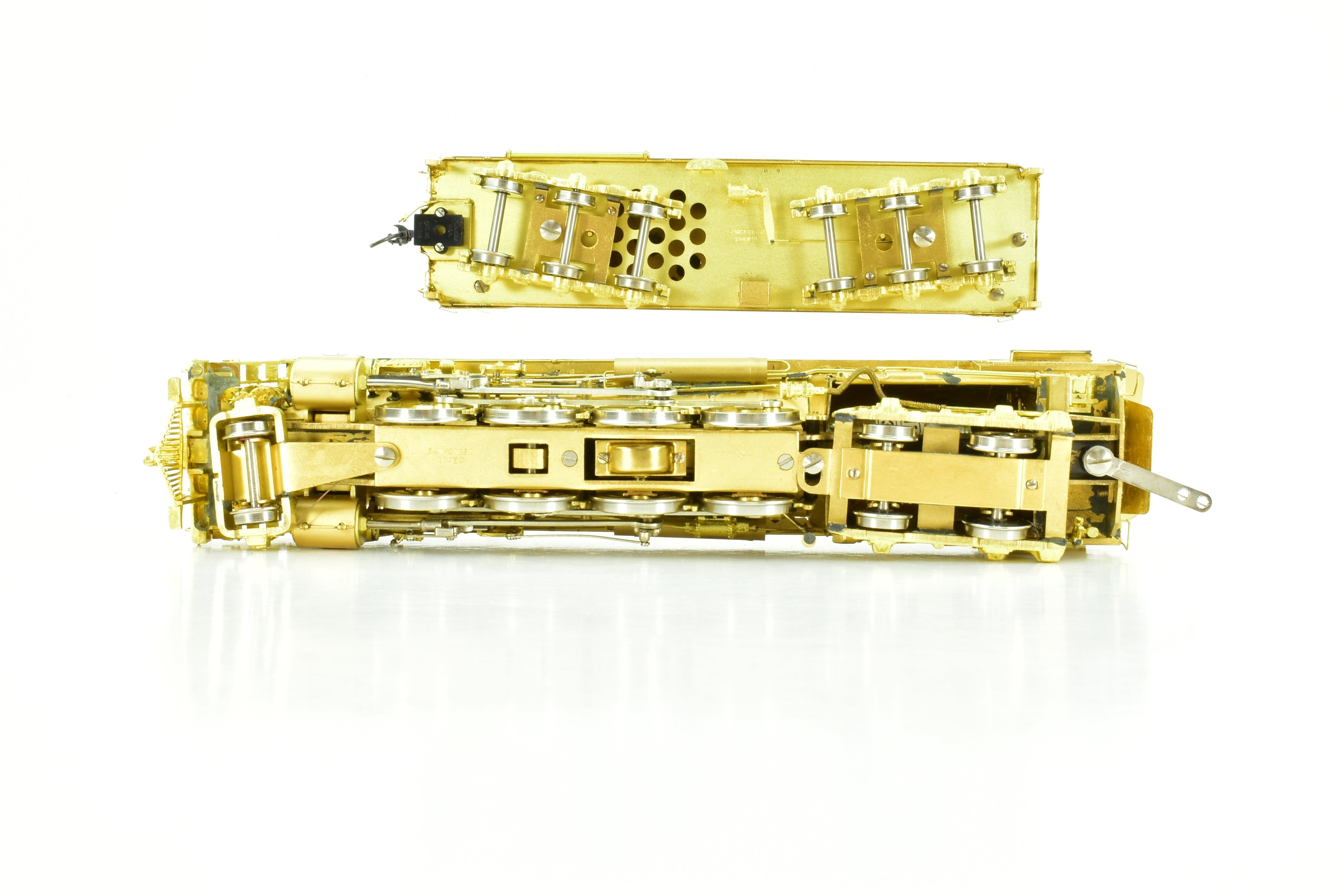HO Scale Brass Model Train Key Imports PM - Pere Marquette N - 1 2 - 8 - 4 Berkshire Steam Locomotive