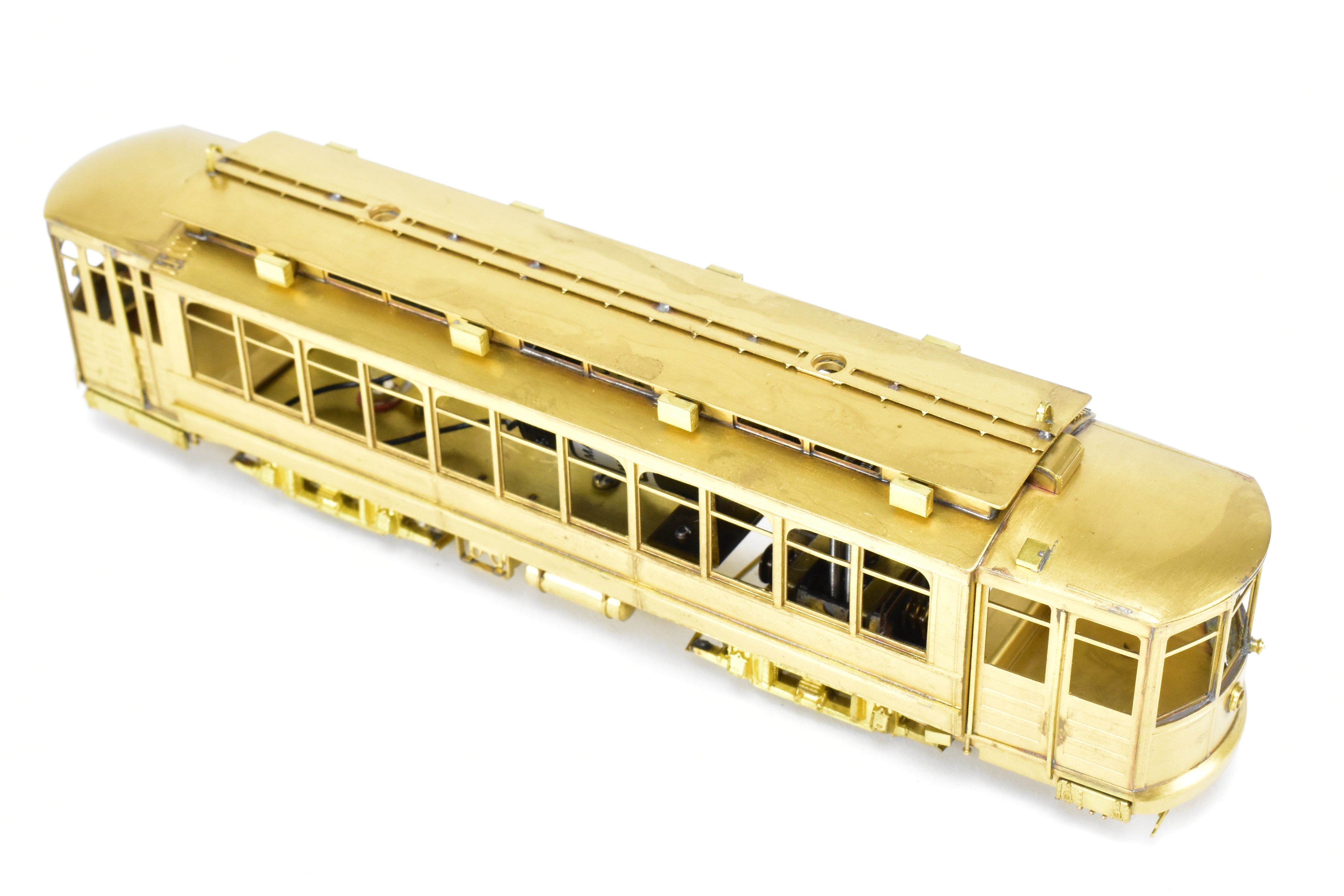 High - Quality HO Scale Brass Chicago Surface Lines Short Brill Car Model 347 CSL by Fairfield Traction Models