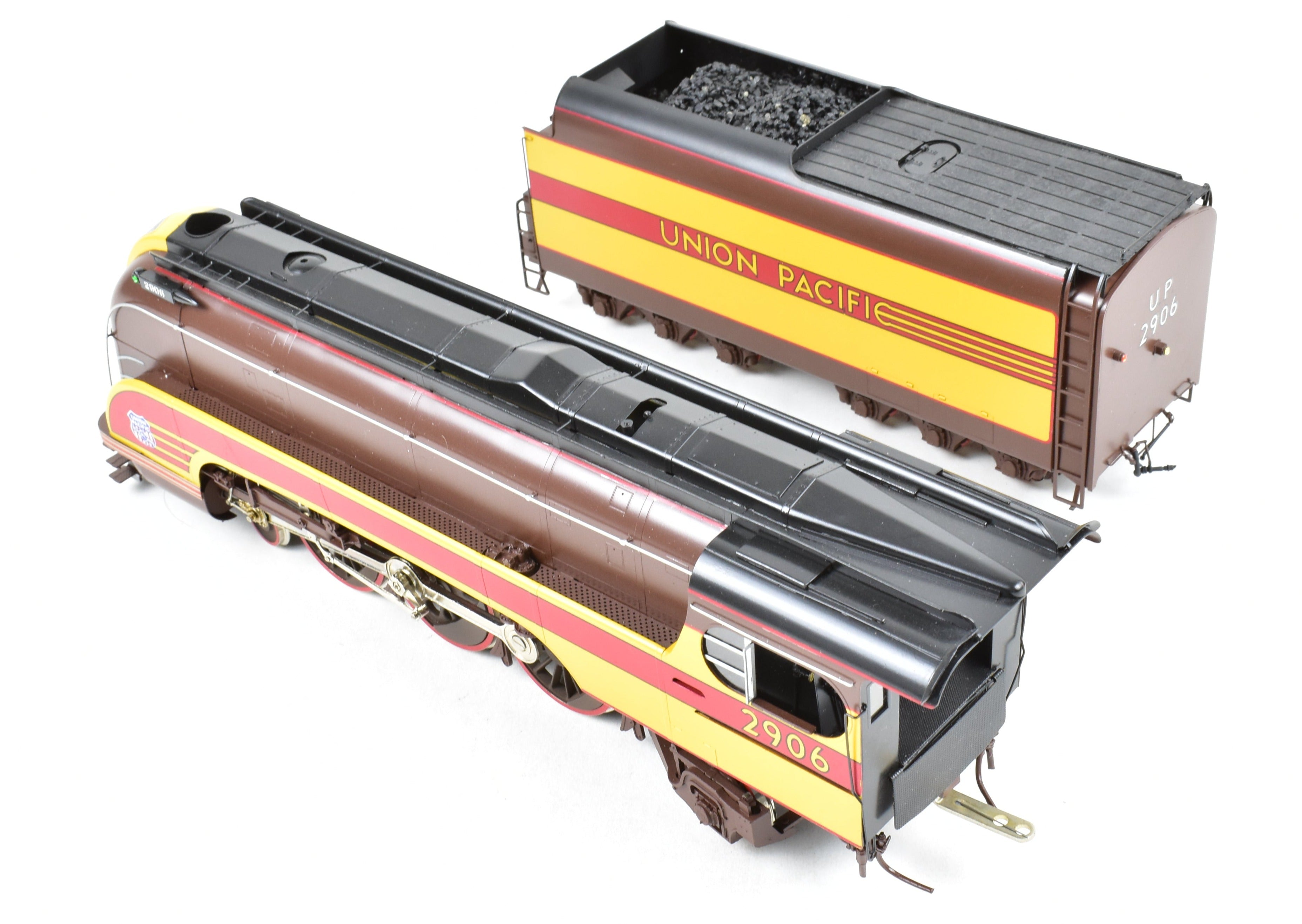 O Scale Brass Model Train - Overland Models, Inc. Union Pacific 2906 4-6-2 Streamlined Forty-Niner Factory Painted by OMI
