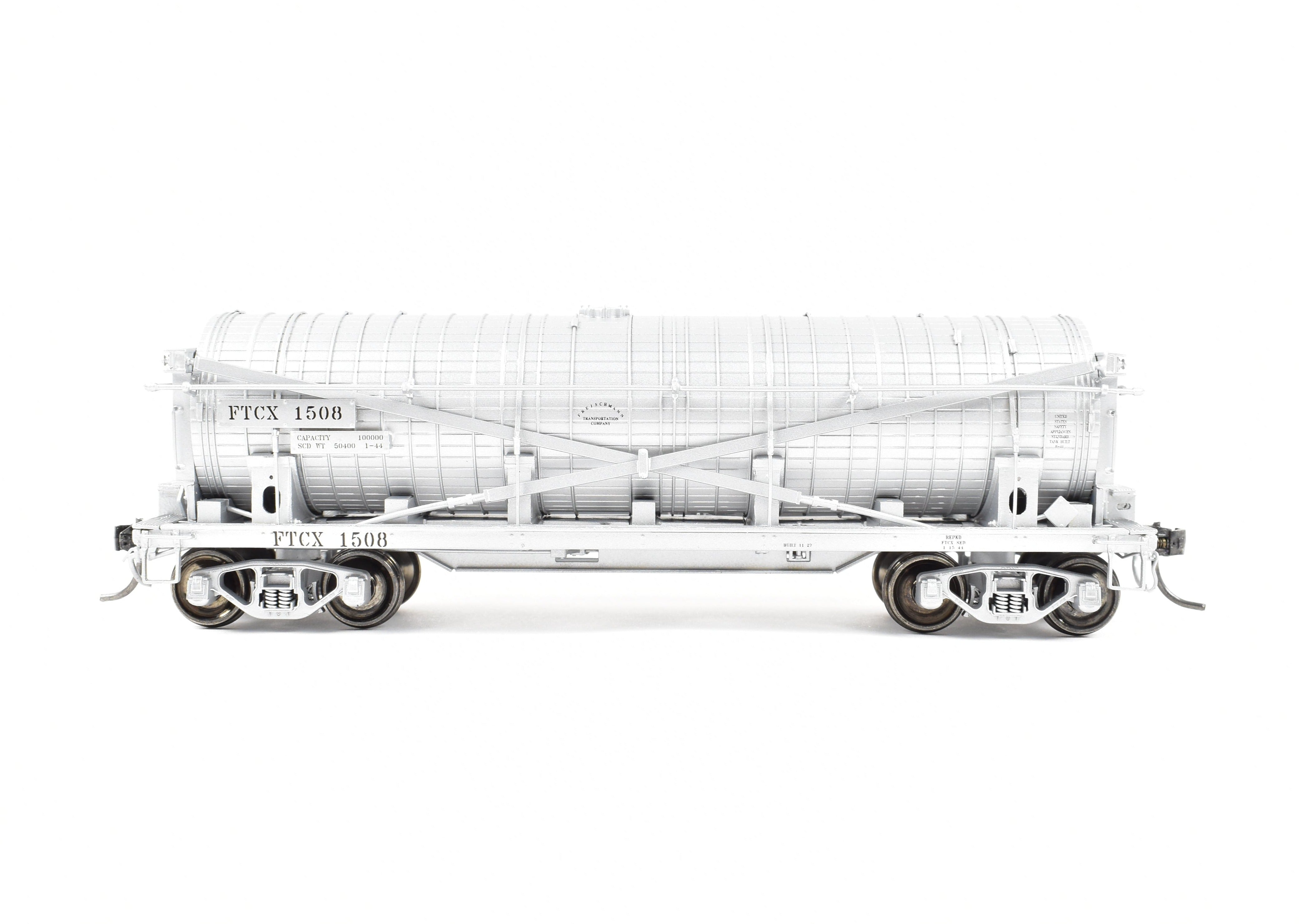 HO Scale New Brass Model Train - North Bank Line Various Roads FTCX 1508 Fleishman's Vinegar Car, a High - Quality Collectible