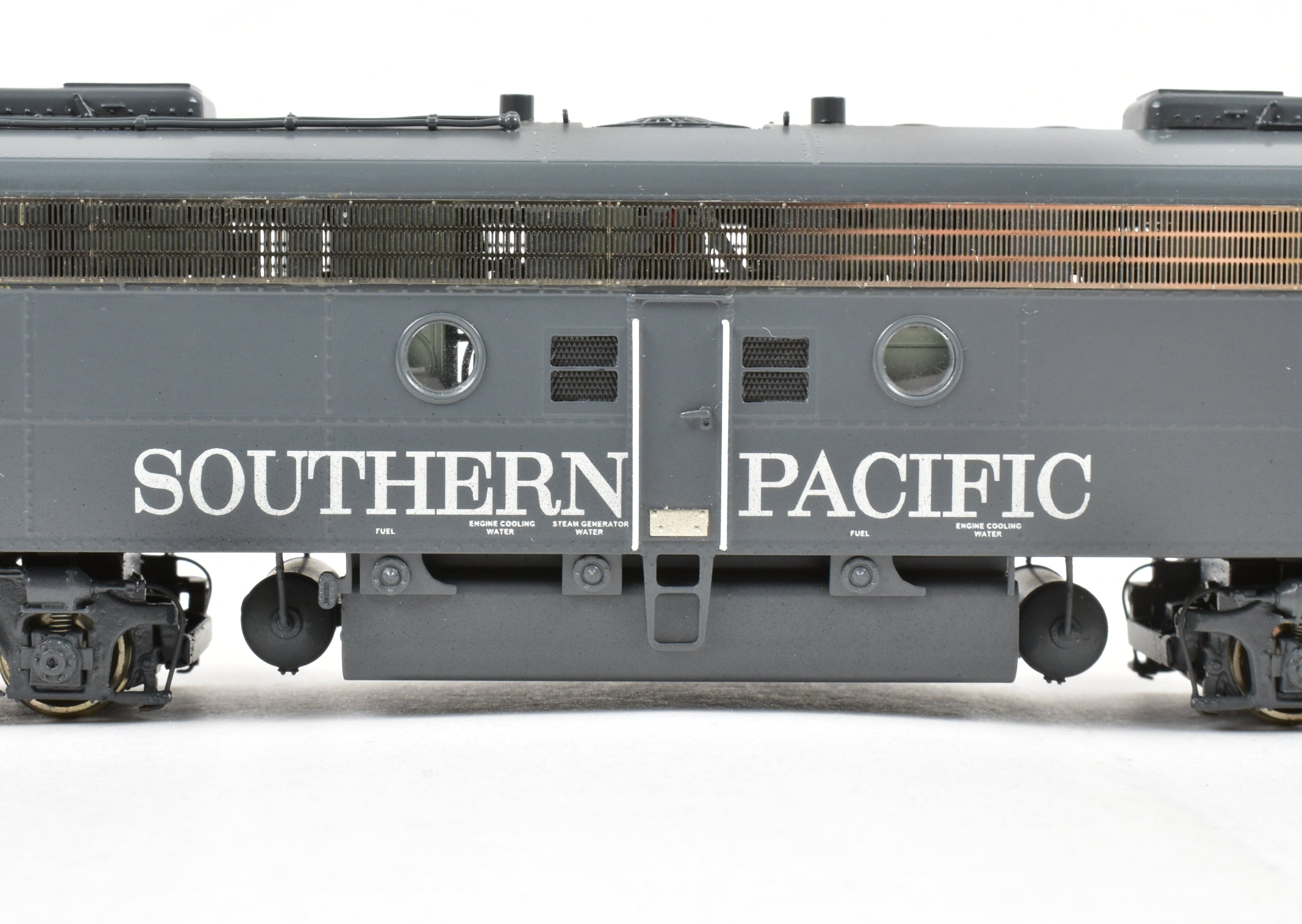 HO Scale Brass Union Terminal Imports (UTI) Southern Pacific EMD E9A FP Locomotive Model No. 6050 with DCC Decoder