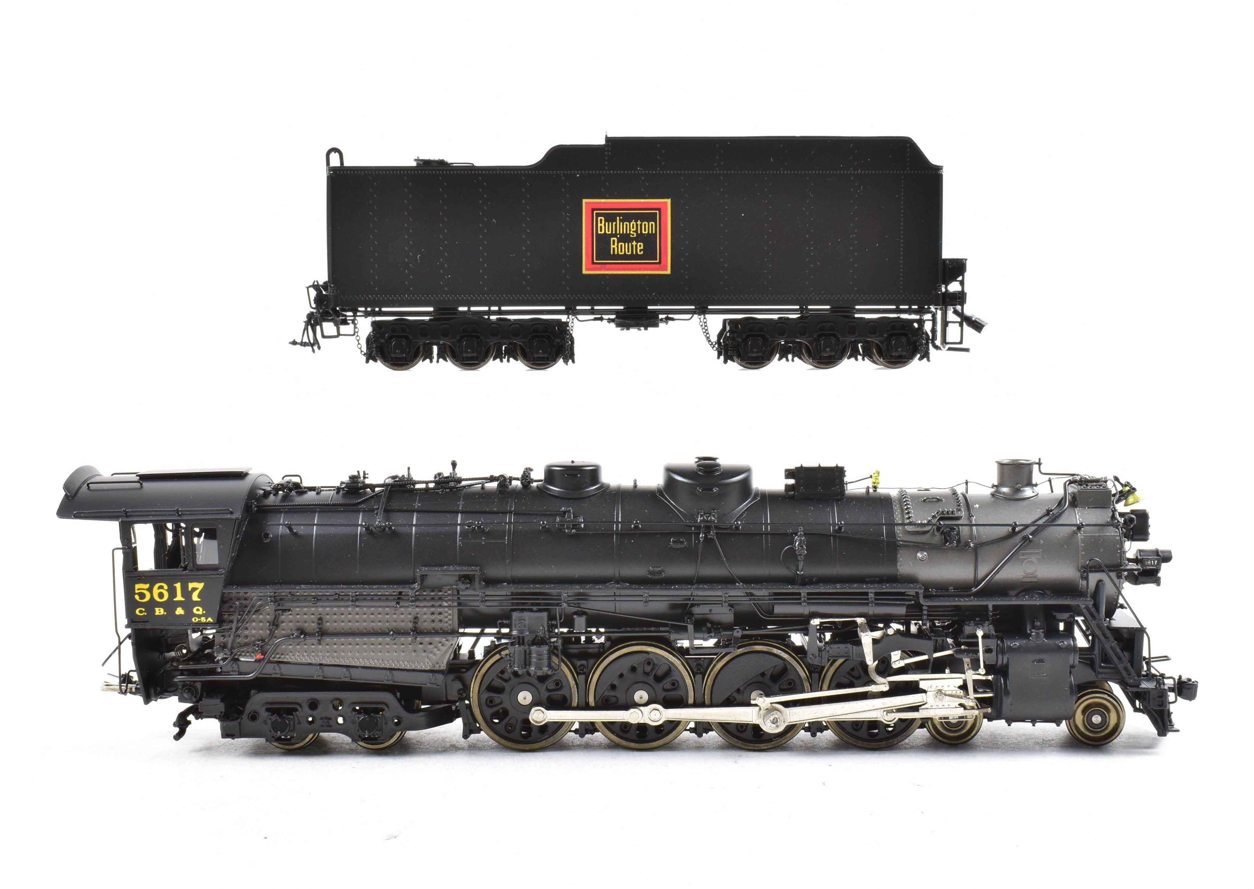 HO Scale Brass Oriental Limited CB&Q Burlington Route O - 5a 4 - 8 - 4 Factory - Painted Locomotive #5617