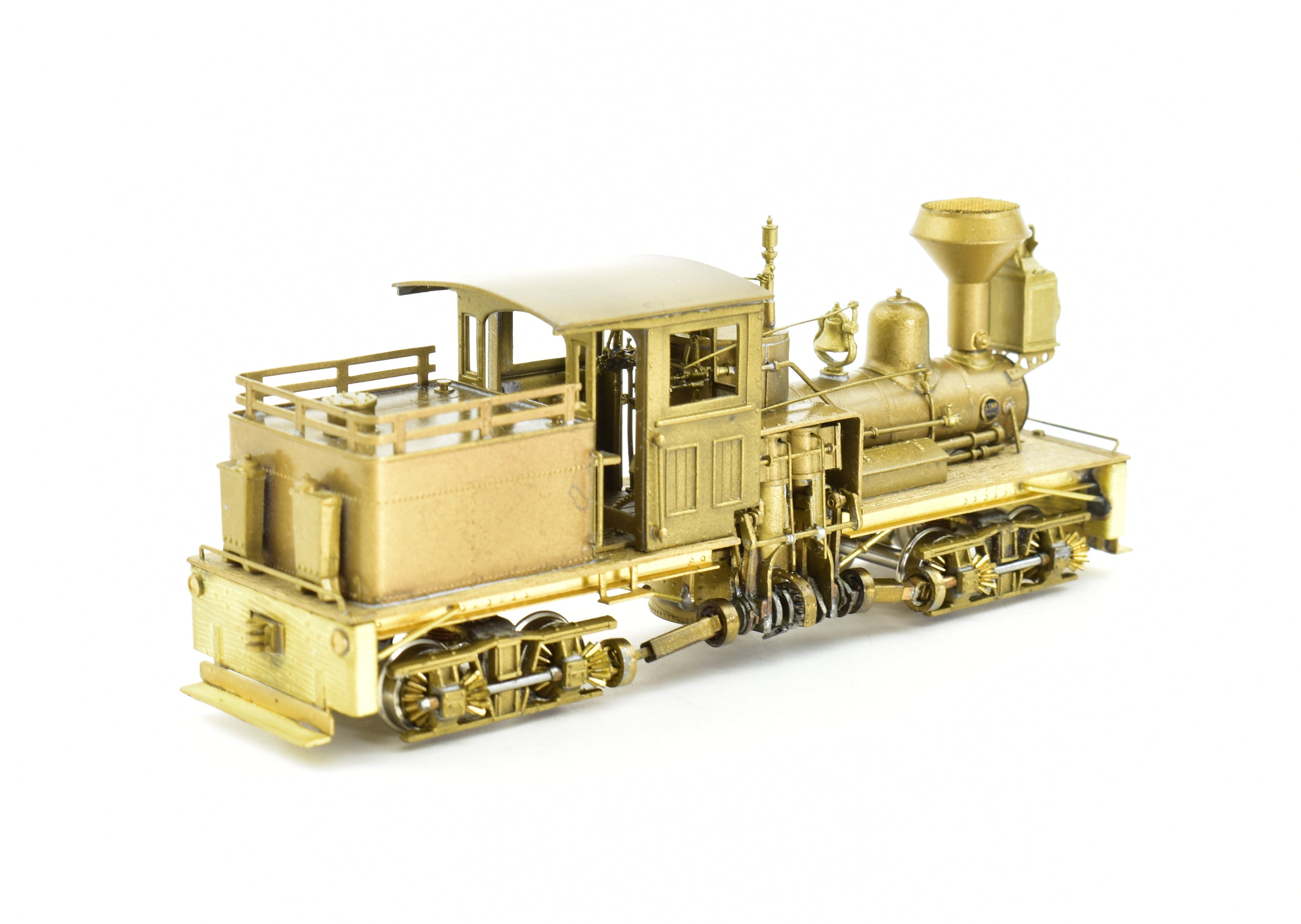 High - Quality HO Scale Brass Shay Locomotive Model - PFM - United Benson Logging Co. 2 - Truck Tee - Boiler Shay No. 528