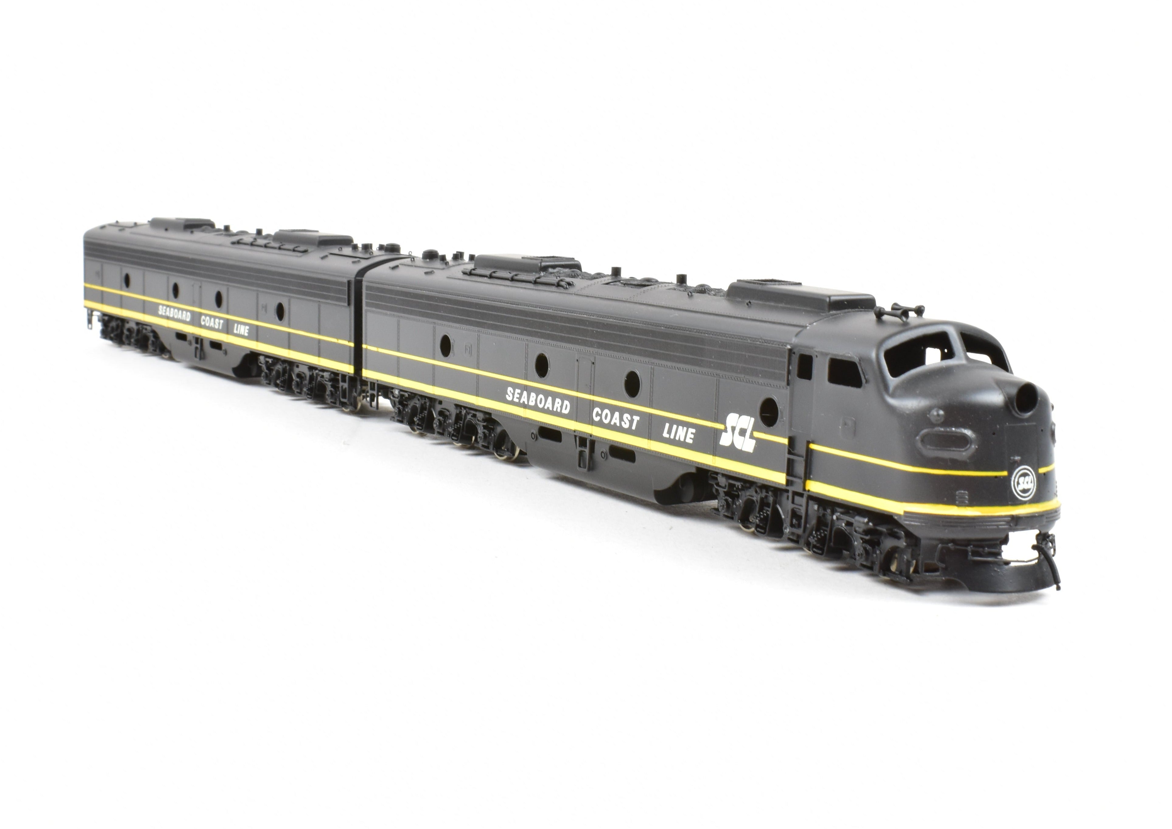HO Scale Brass Model Train Set - Seaboard Coast Line E9 A/B Set from Westside Model Co.
