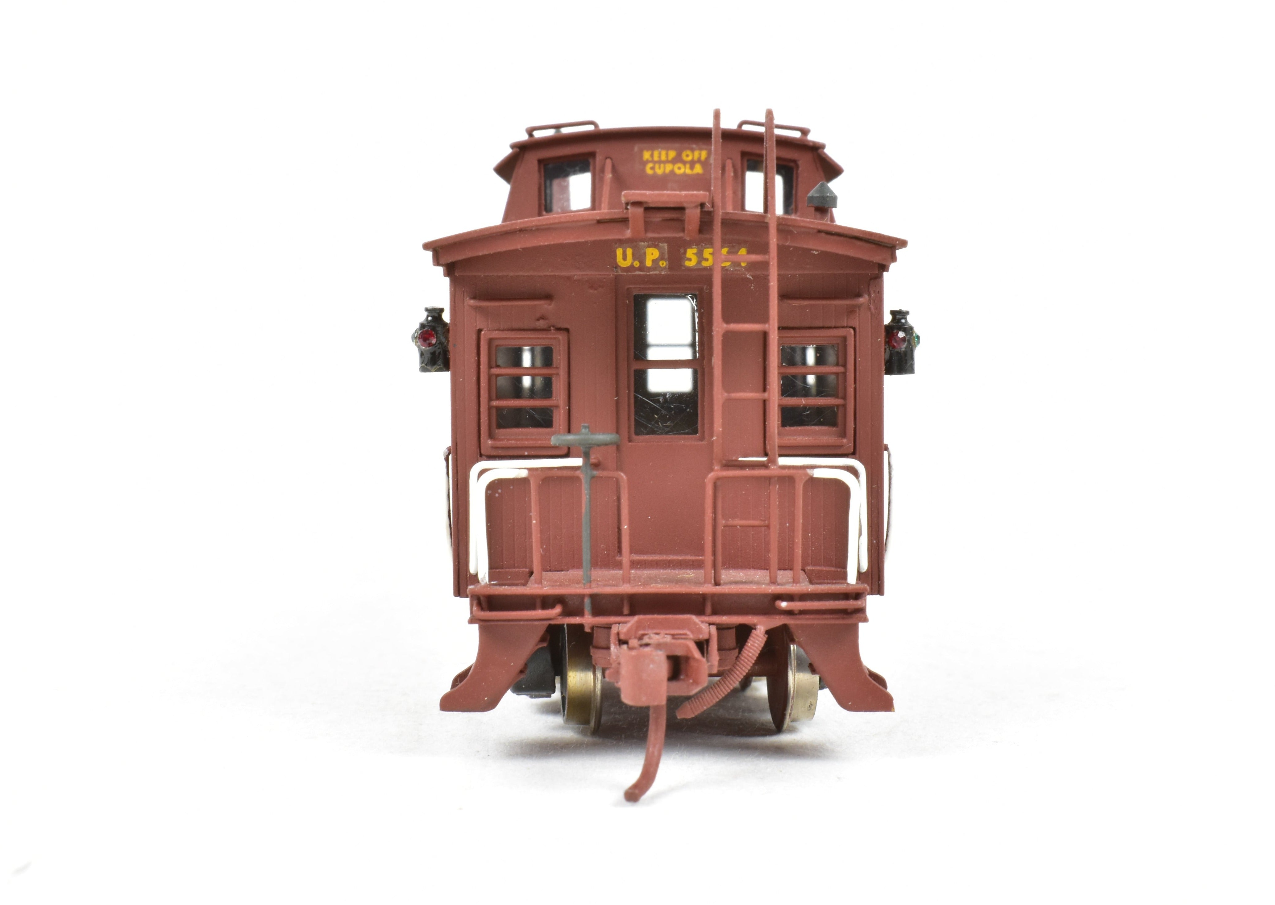 HO Scale Custom Painted Union Pacific CA-1 Wood Caboose by Trains, Inc.