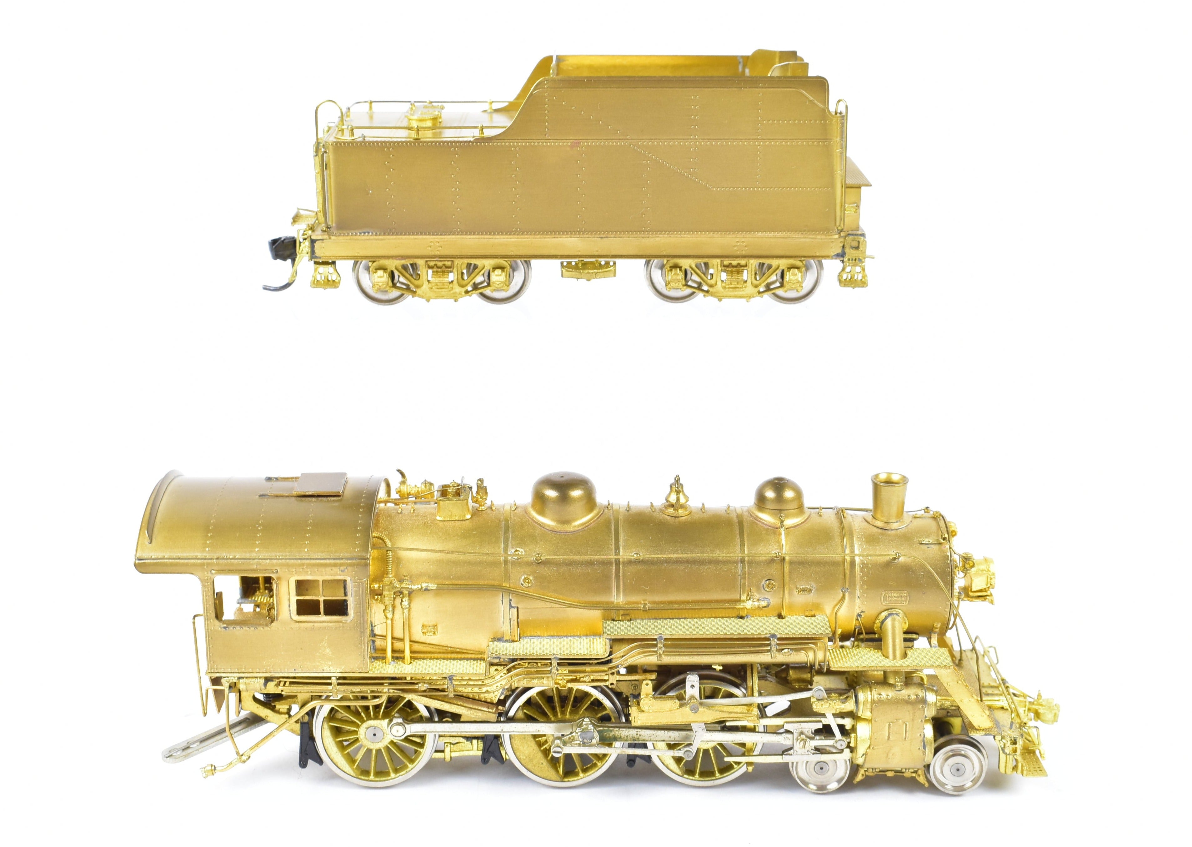 HO Scale Brass Model Train - Overland Models Inc. Rutland Railroad F - 2j 4 - 6 - 0 Locomotive Series #74 - 79