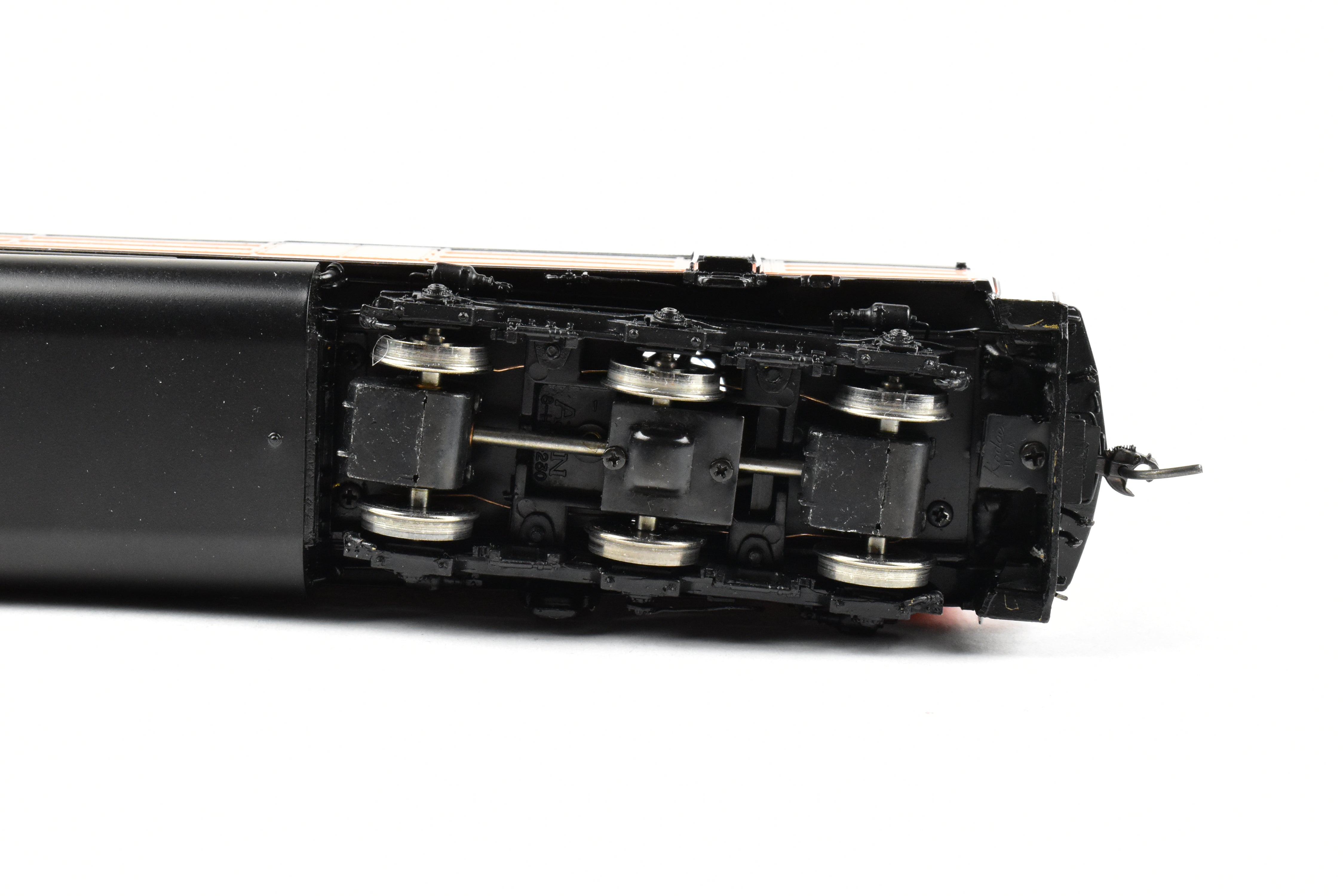 HO Scale Brass Freight Train Model - Overland Models Inc. Milwaukee Road EMD FP45 Freight Version from 1970 Era, Number 4 with DCC Function