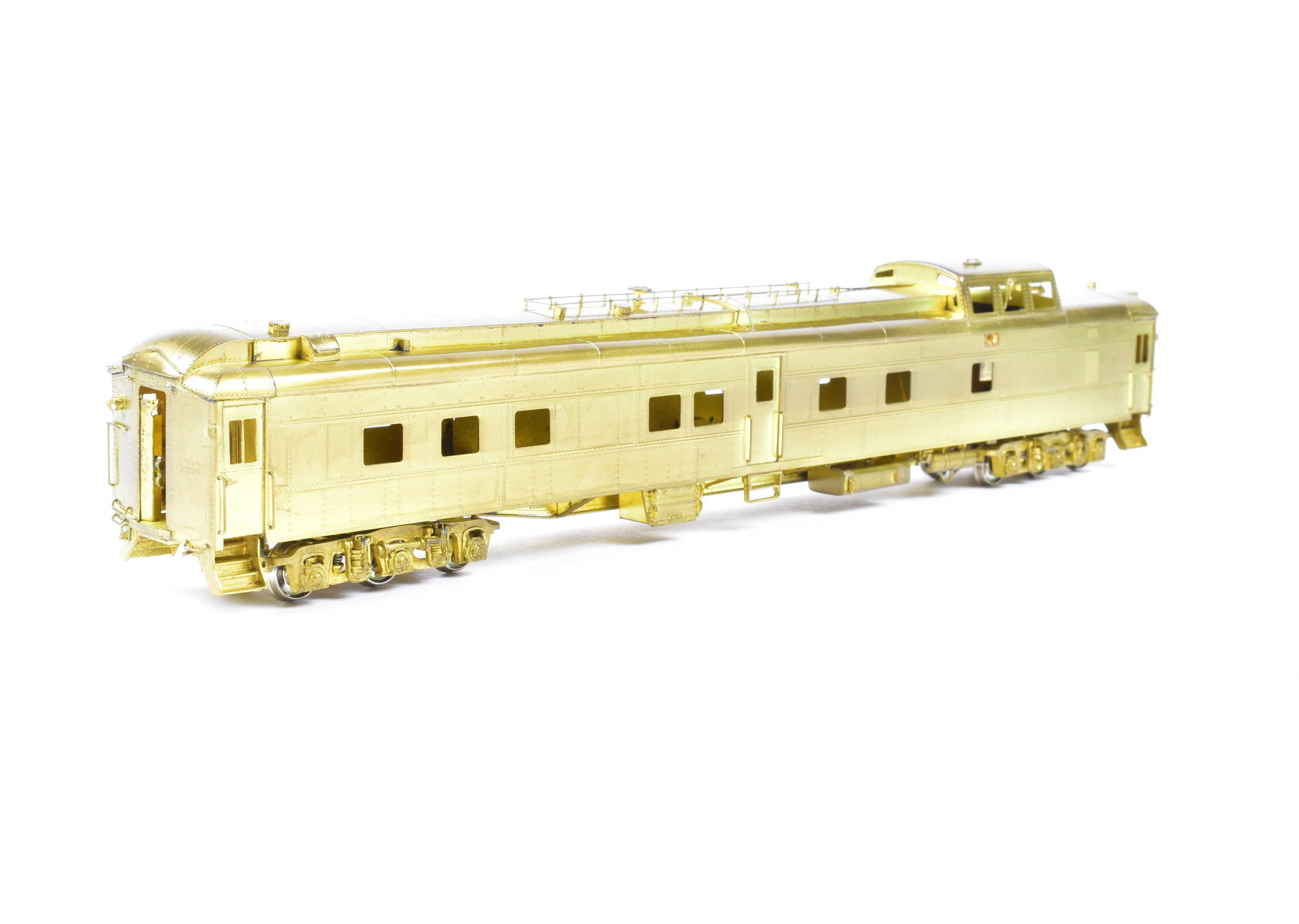 HO Scale Brass Dynamometer Car Model - Overland Models, Inc. Union Pacific #210 in Modernized Configuration
