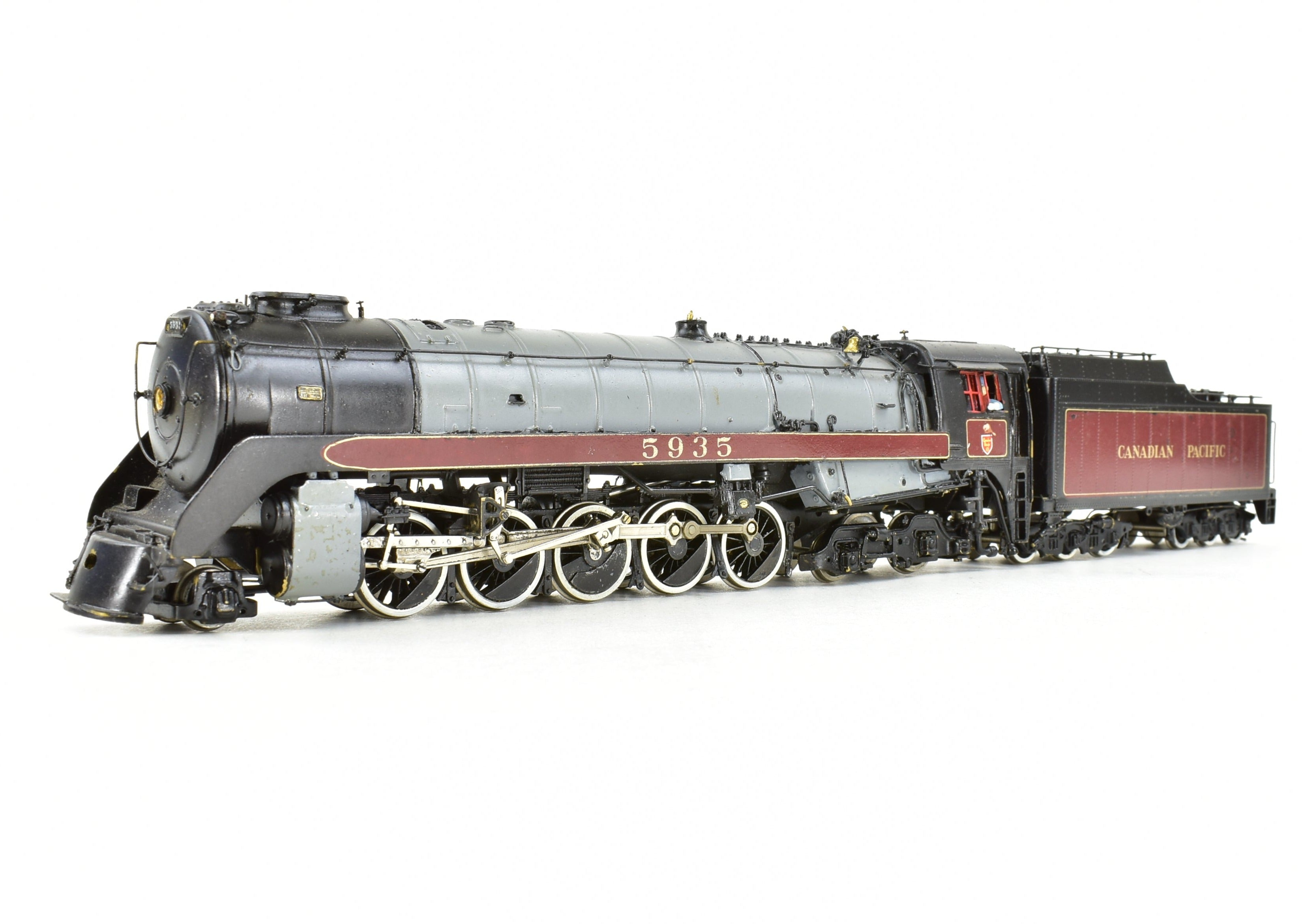 HO Scale Brass Model Train - Van Hobbies Canadian Pacific Railway T-1c 2-10-4 Selkirk with Custom Painting