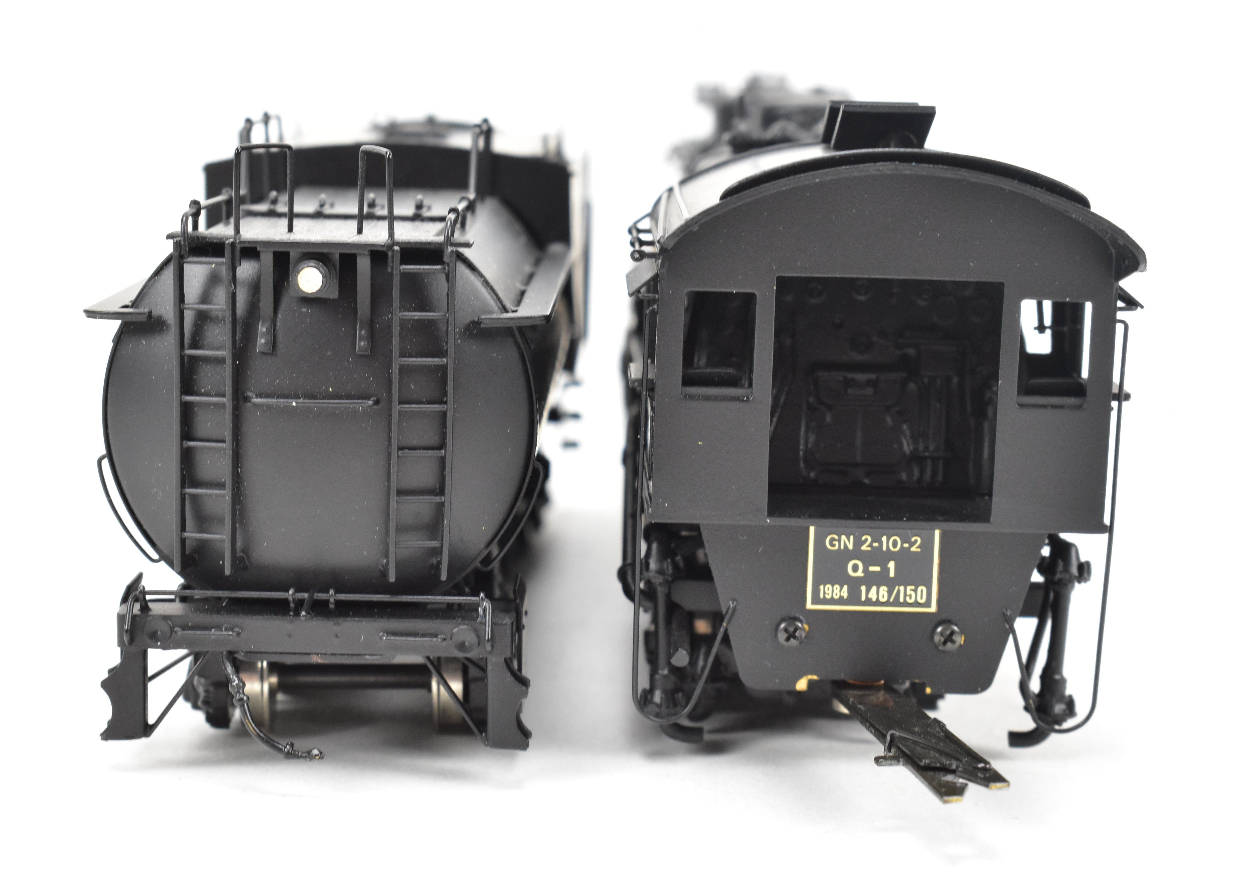 HO Scale Brass PFM - Tenshodo Great Northern 2-10-2 Class Q-1 Factory Painted Model Engine from 1984 Production Run