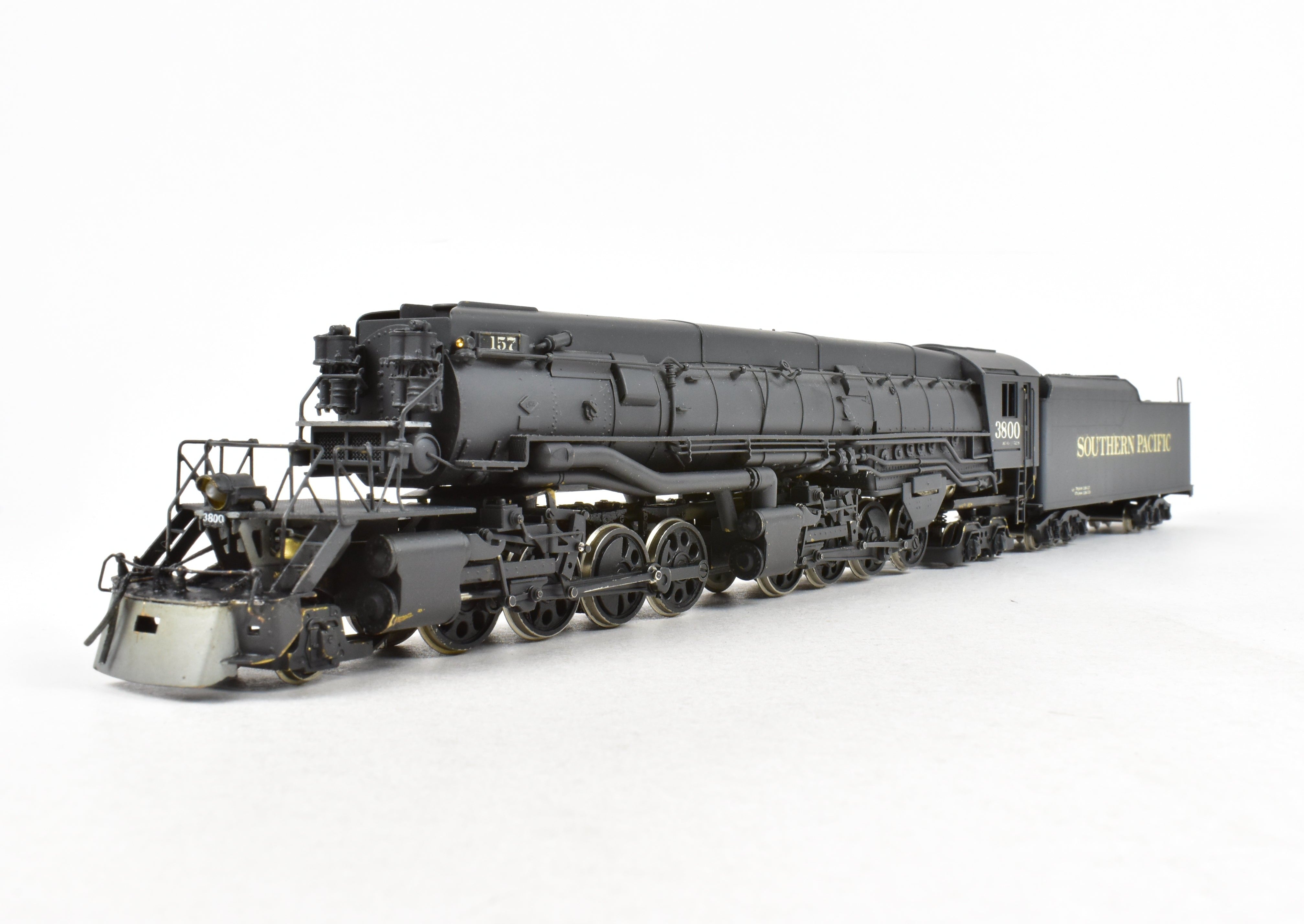 HO Scale Brass Gem Models SP Southern Pacific AC-9 2-8-8-4 Custom Painted Coal Version