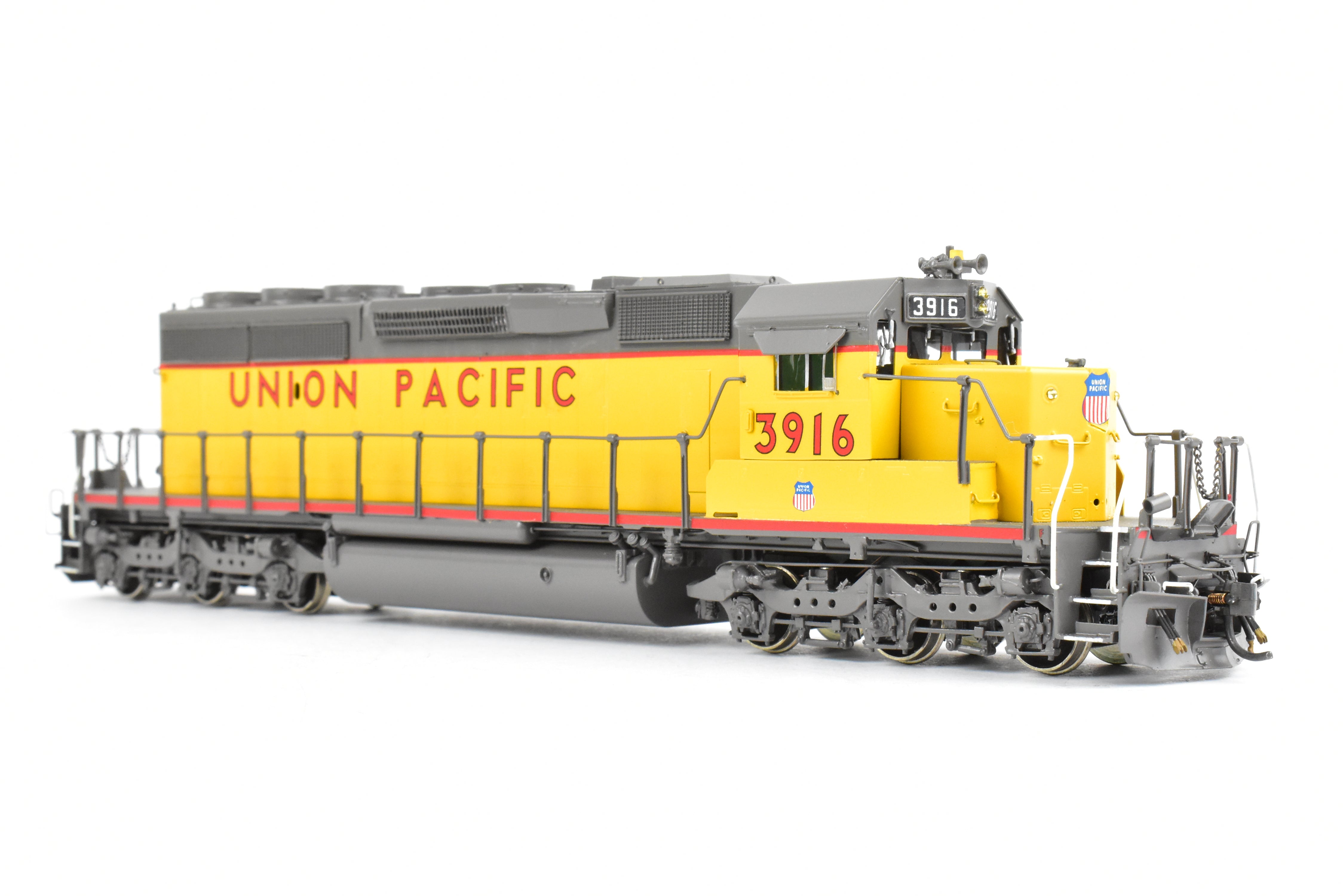 HO Scale Brass Model Train - Overland Models Inc. (OMI) Union Pacific EMD SD40 - 2C FP Locomotive, Road Number 3916, Formerly Missouri Pacific