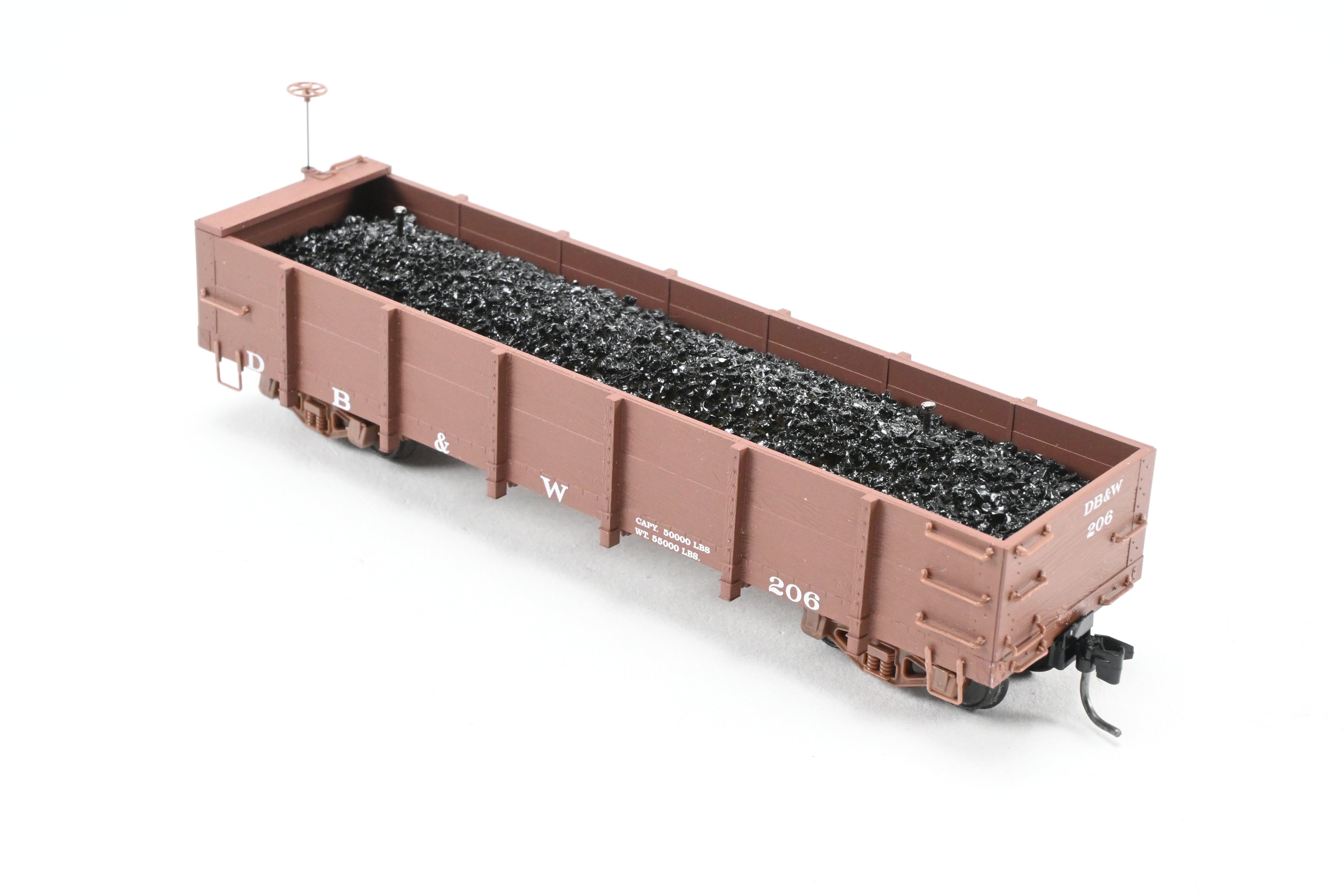 HOn3 Scale Micro-Trains Denver Boulder & Western (DB&W) 30-Foot Gondola Model with One Step Missing