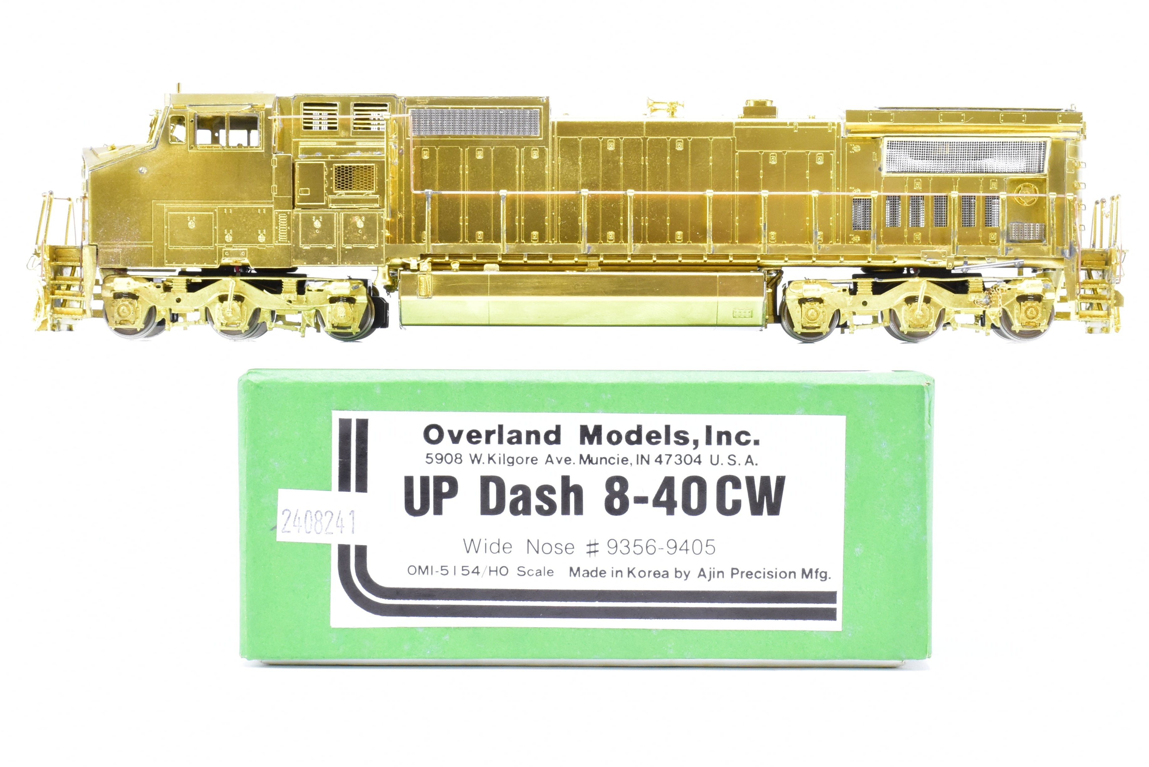 HO Scale Brass Union Pacific GE Dash 8 - 40CW Wide Nose Model Train by Overland Models, Inc.