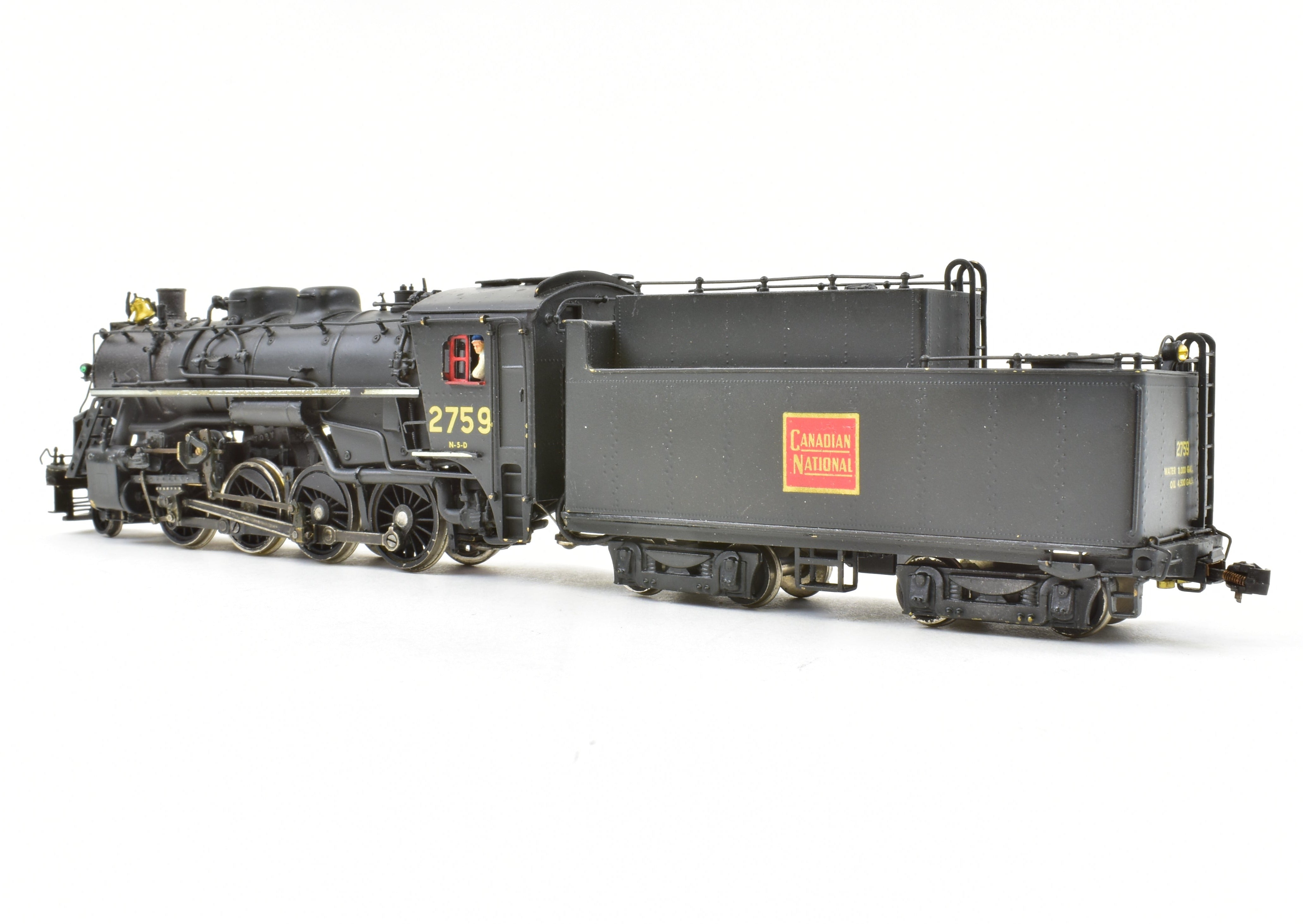 HO Brass Van Hobbies CNR N5d 2-8-0 Consolidation Model in Fair Condition