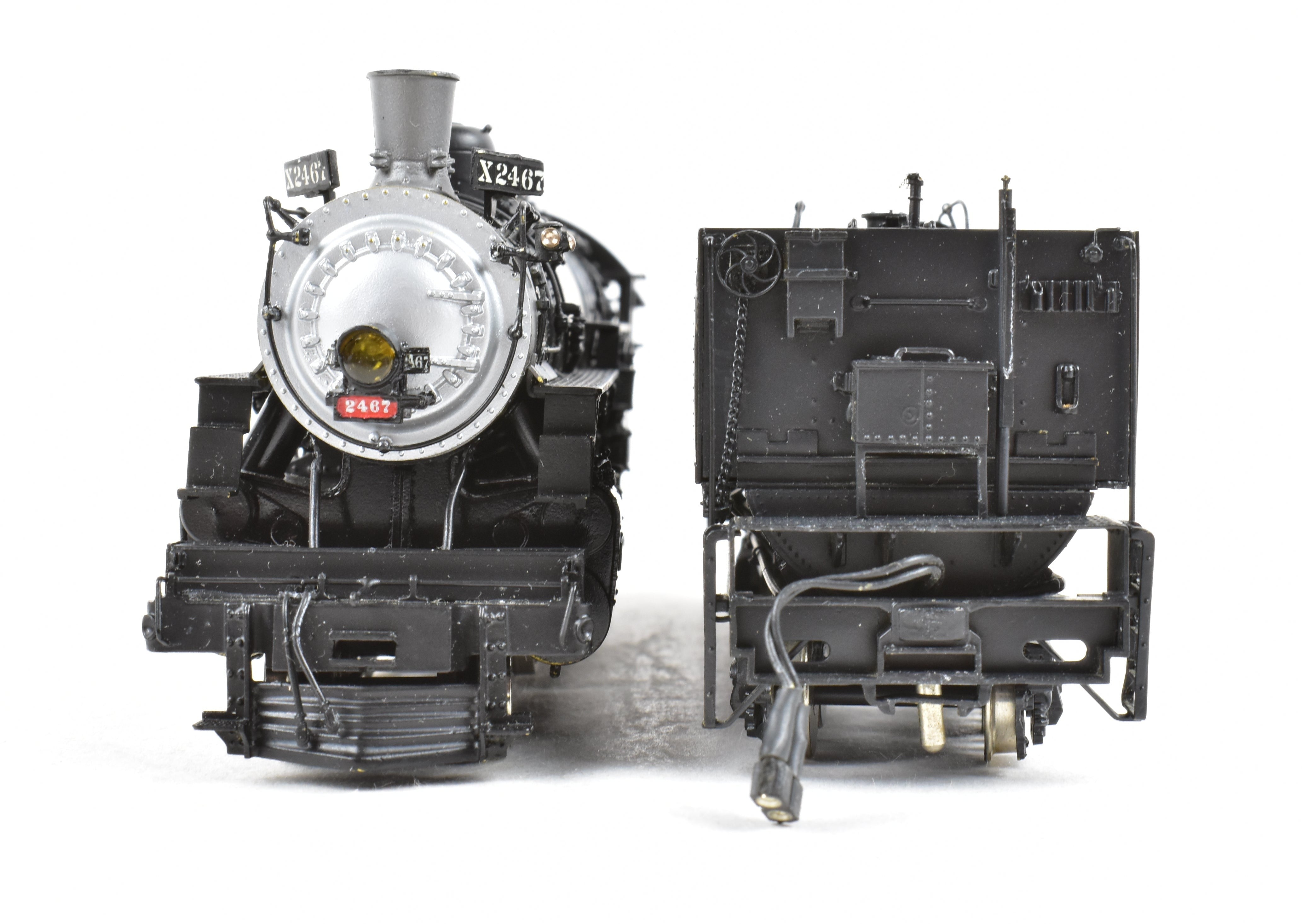 HO Scale Brass Precision Model Train by Precision Scale Co. - Southern Pacific Class P - 8 4 - 6 - 2 Steam Locomotive Custom Painted with Number 2467