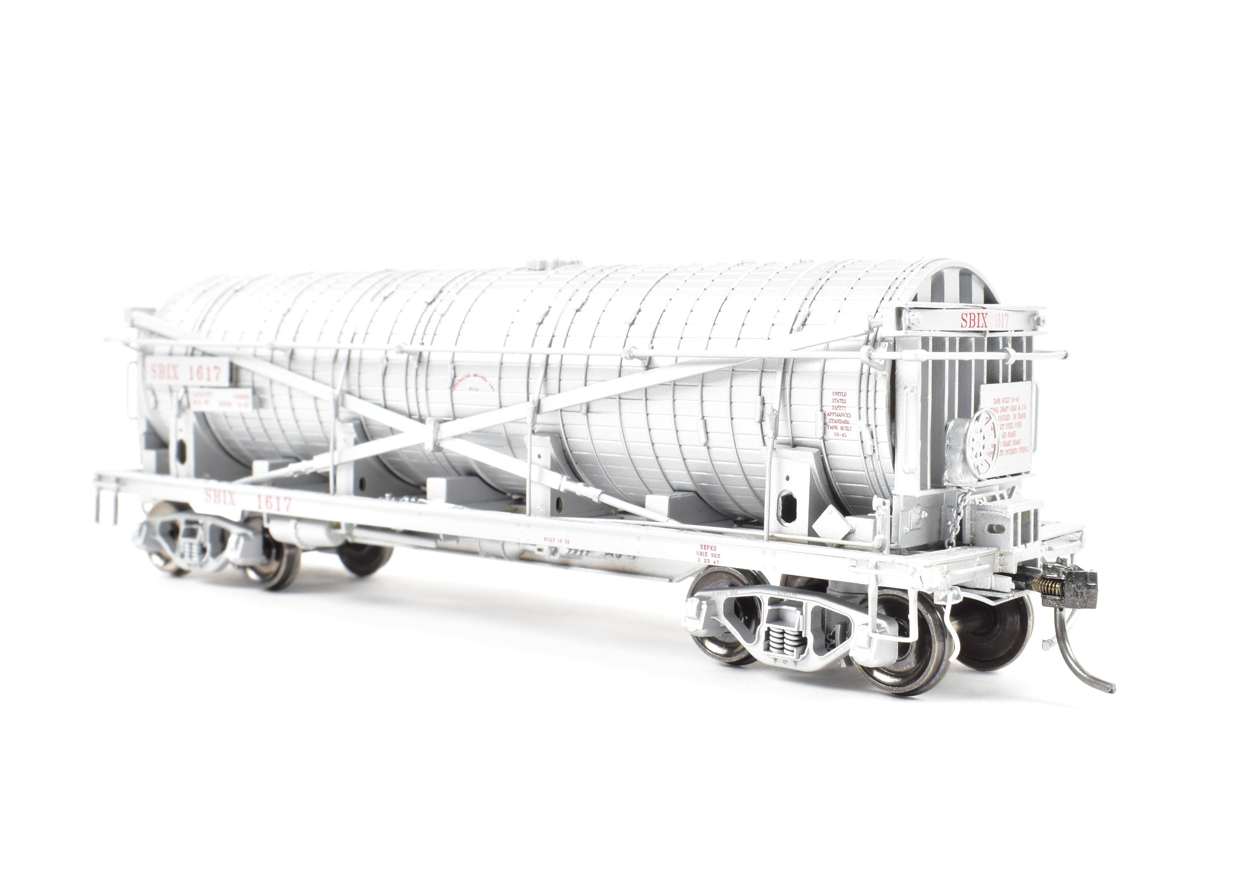 New HO Brass North Bank Line SBIX 1617 Standard Brand Vinegar Car