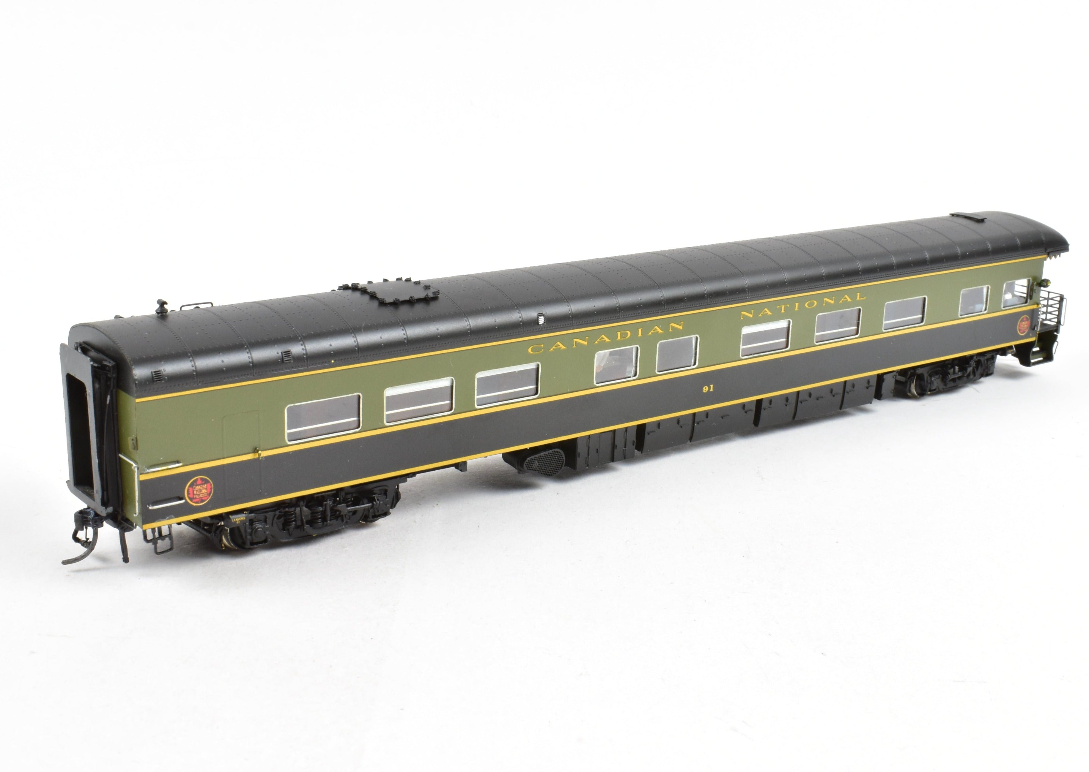 RARE! HO Brass CON W&R Enterprises CN Canadian National Bonaventure 91 Pro Painted with Interior