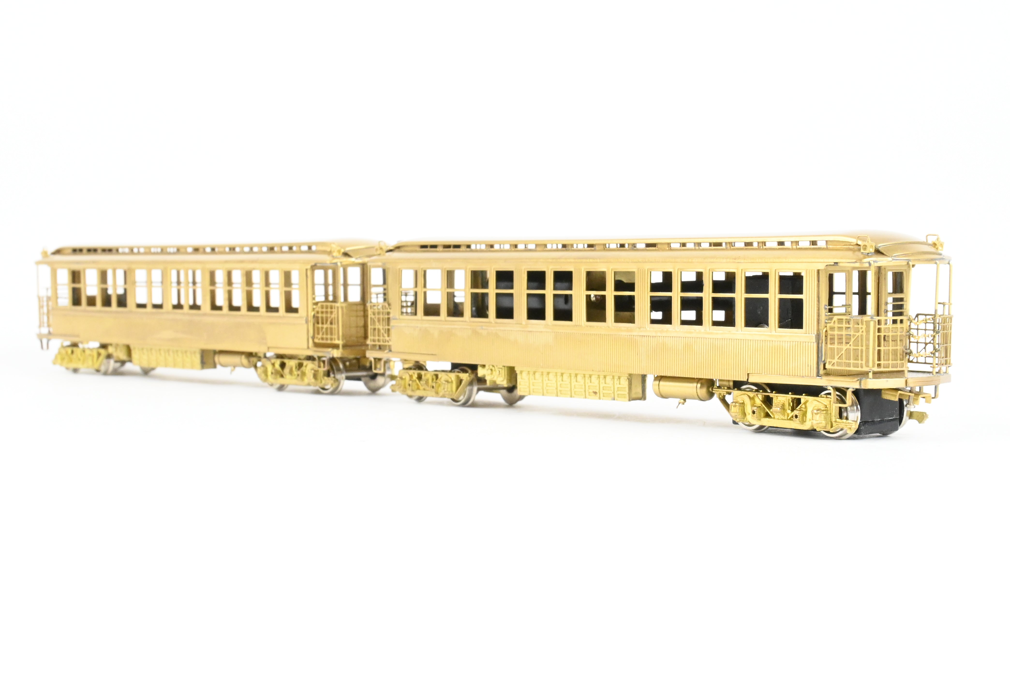 1981 HO Brass WP Car Corp. BRT/BTU Powered & Unpowered Train Cars, C-7 Excellent