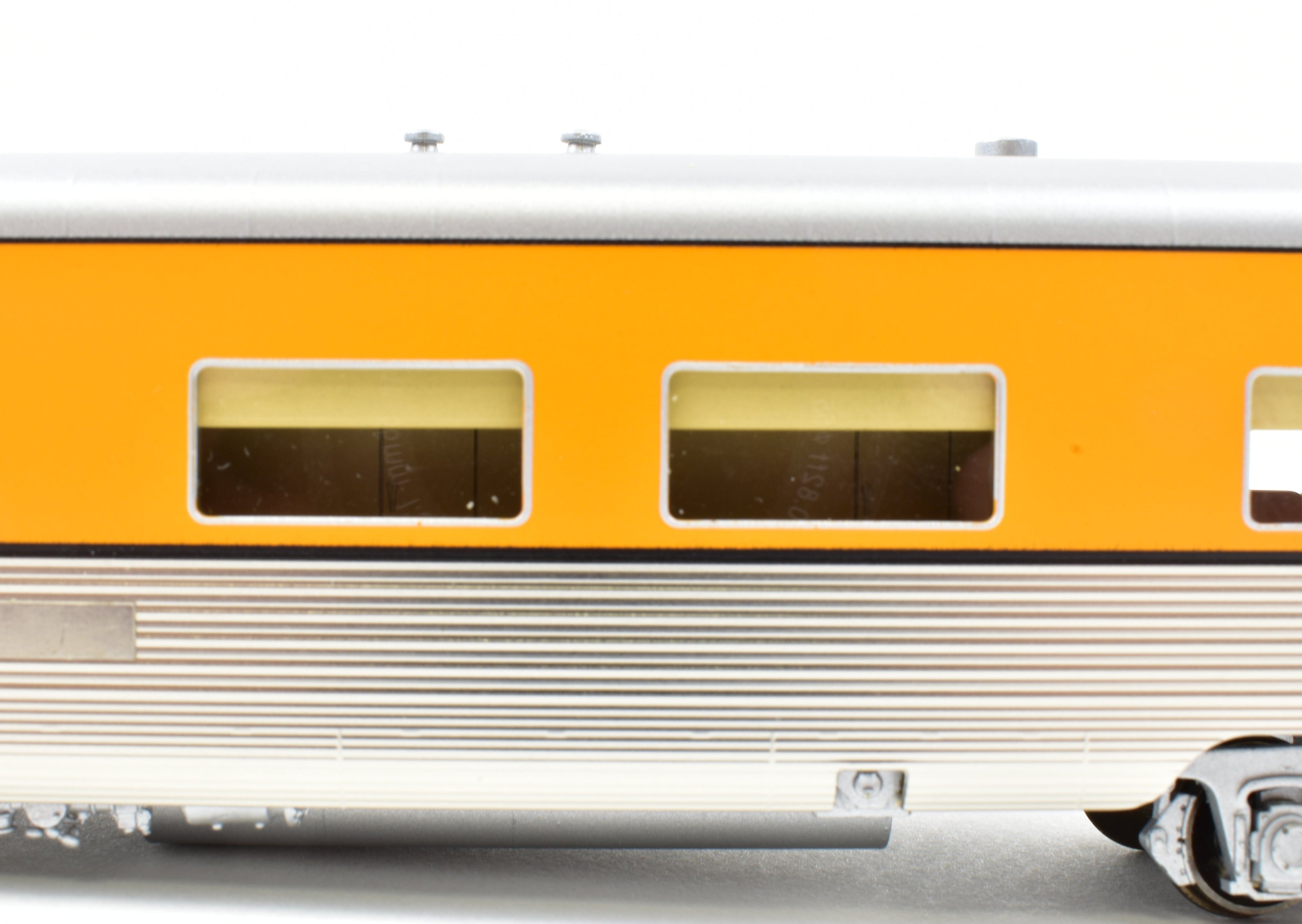 HO Scale Brass Division Point (D&RGW - Denver & Rio Grande Western) Lightweight Business Car with Kansas Factory Paint, Ideal for Model Train Enthusiasts
