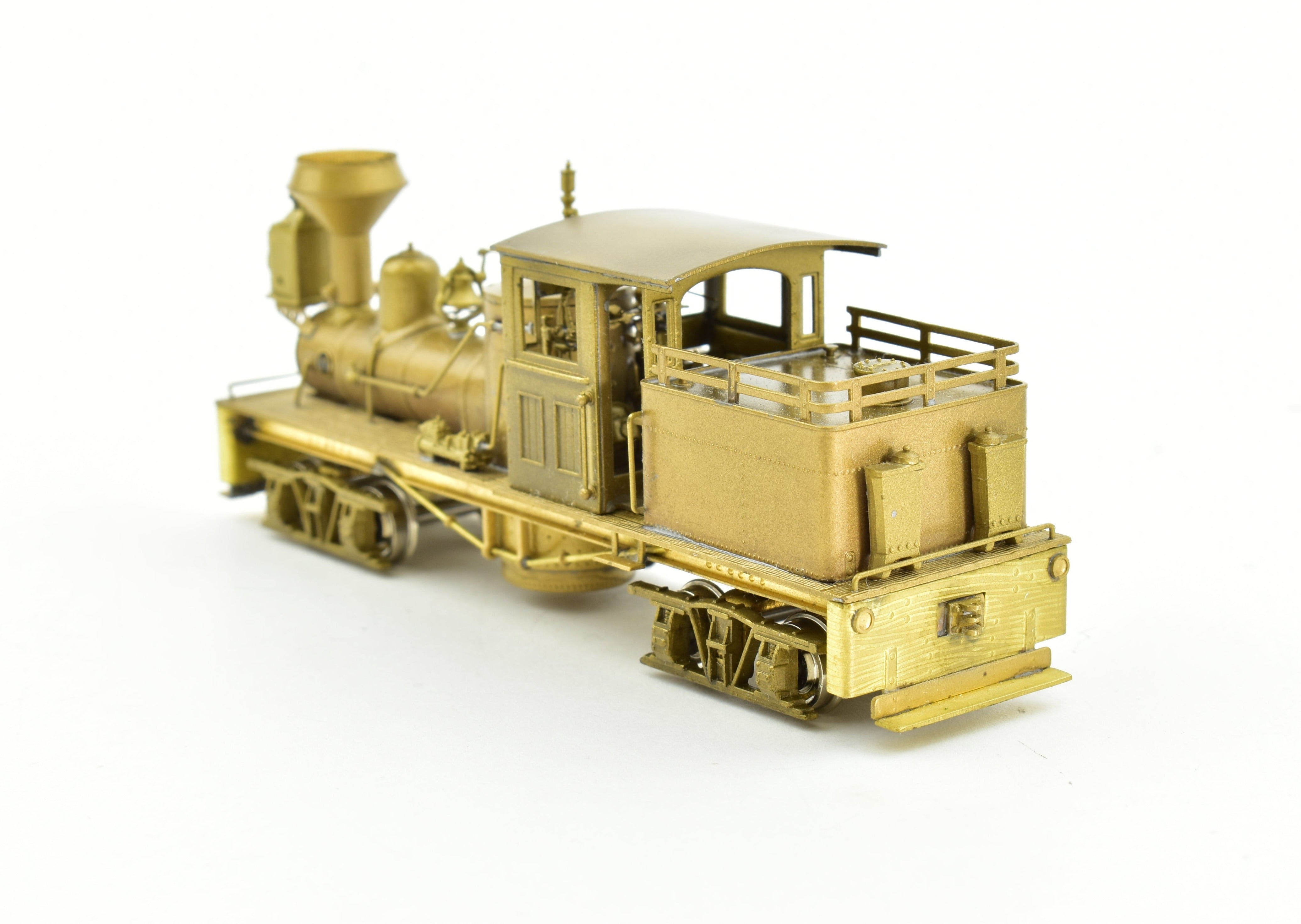 High - Quality HO Scale Brass Shay Locomotive Model - PFM - United Benson Logging Co. 2 - Truck Tee - Boiler Shay No. 528