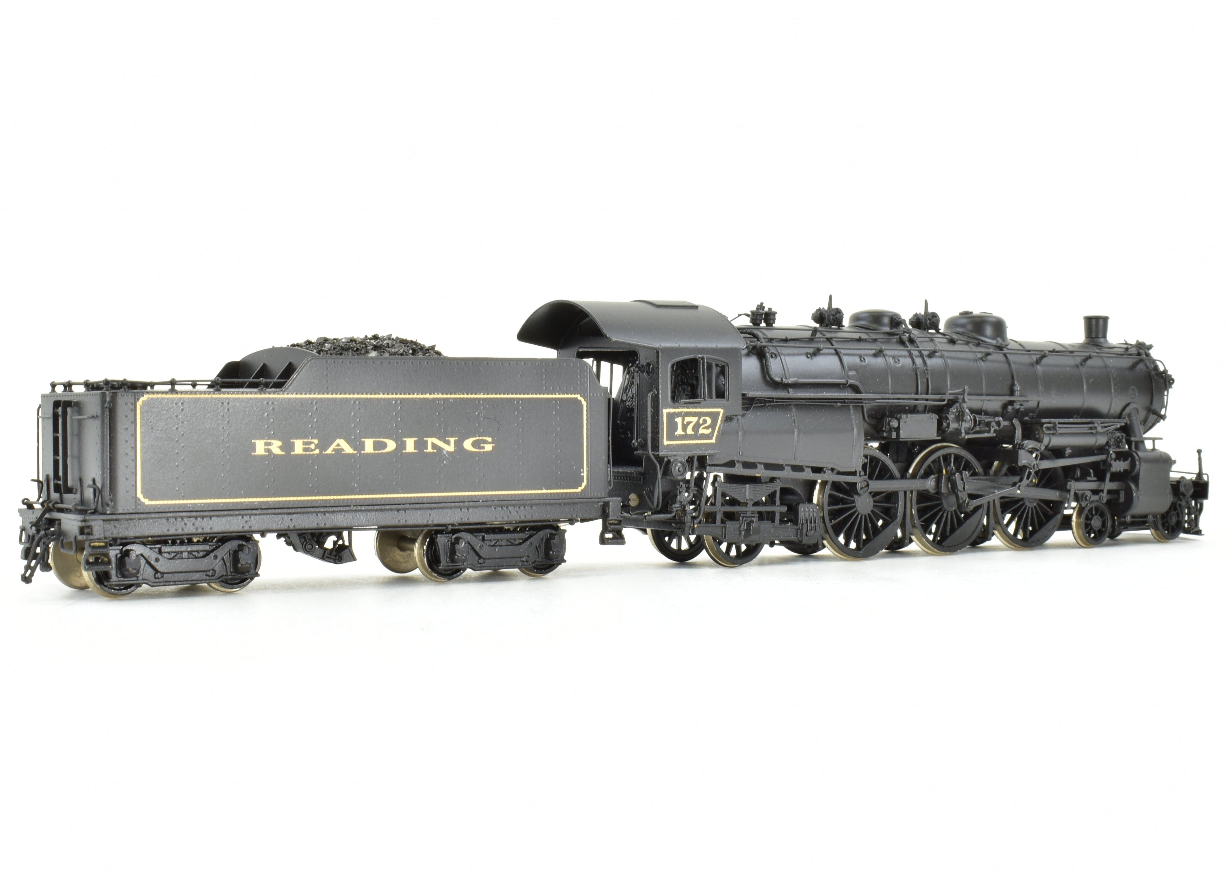HO Scale Brass Model Train - Empire Midland Reading G2sa #175 4-6-2 Pacific Steam Locomotive CP No. 172 Equipped with Northwest Short Line (NWSL) Gearbox