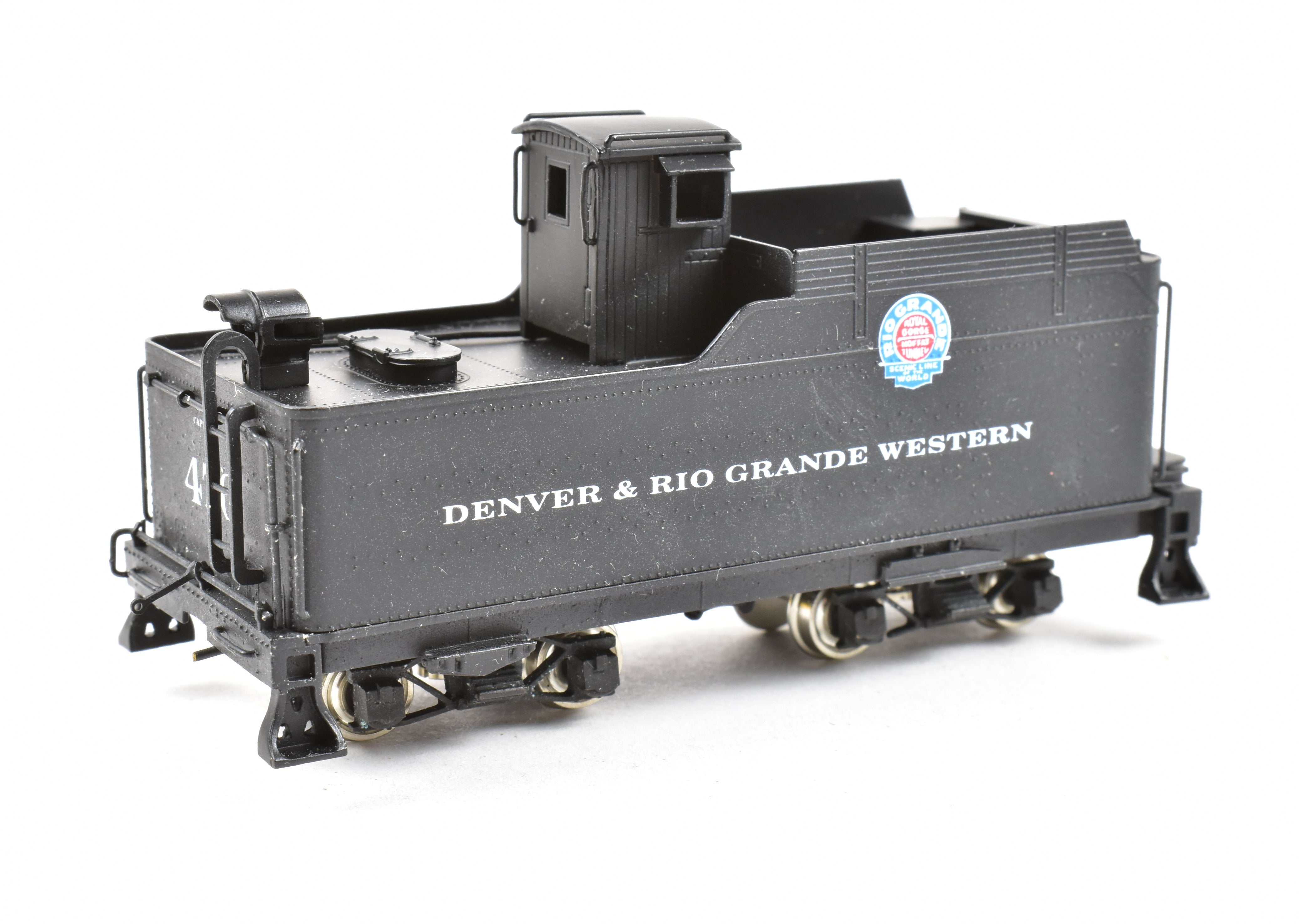 HOn3 Scale Brass Model Train - Sunset Models D&RGW (Denver & Rio Grande Western) K - 28 2 - 8 - 2 Steam Locomotive, Factory Painted No. 470