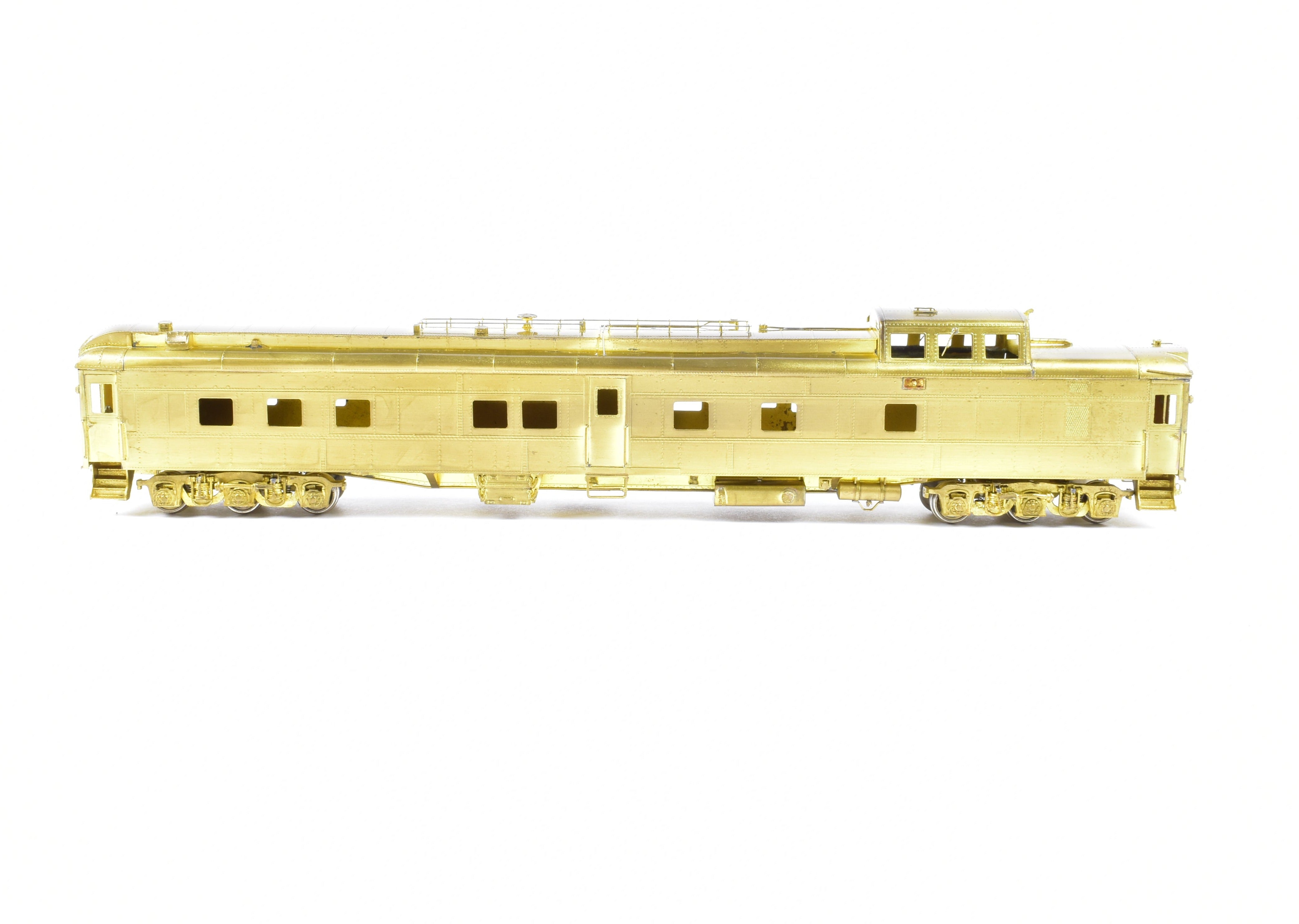 HO Scale Brass Dynamometer Car Model - Overland Models, Inc. Union Pacific #210 in Modernized Configuration