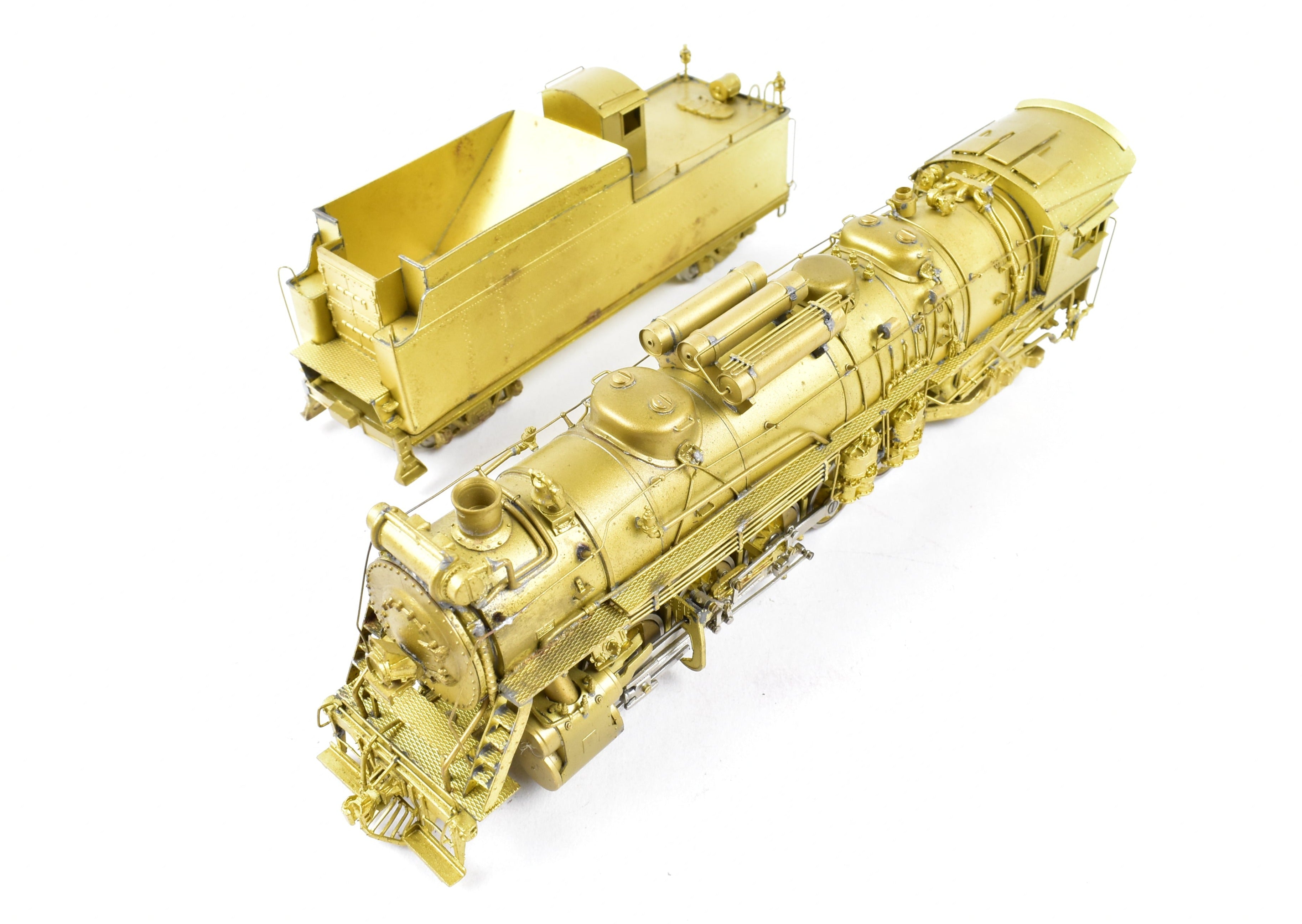 HO Scale Brass Key Imports DM&IR - Duluth Missabe and Iron Range Class 2 - 10 - 2 Santa Fe Model in As - Is Condition