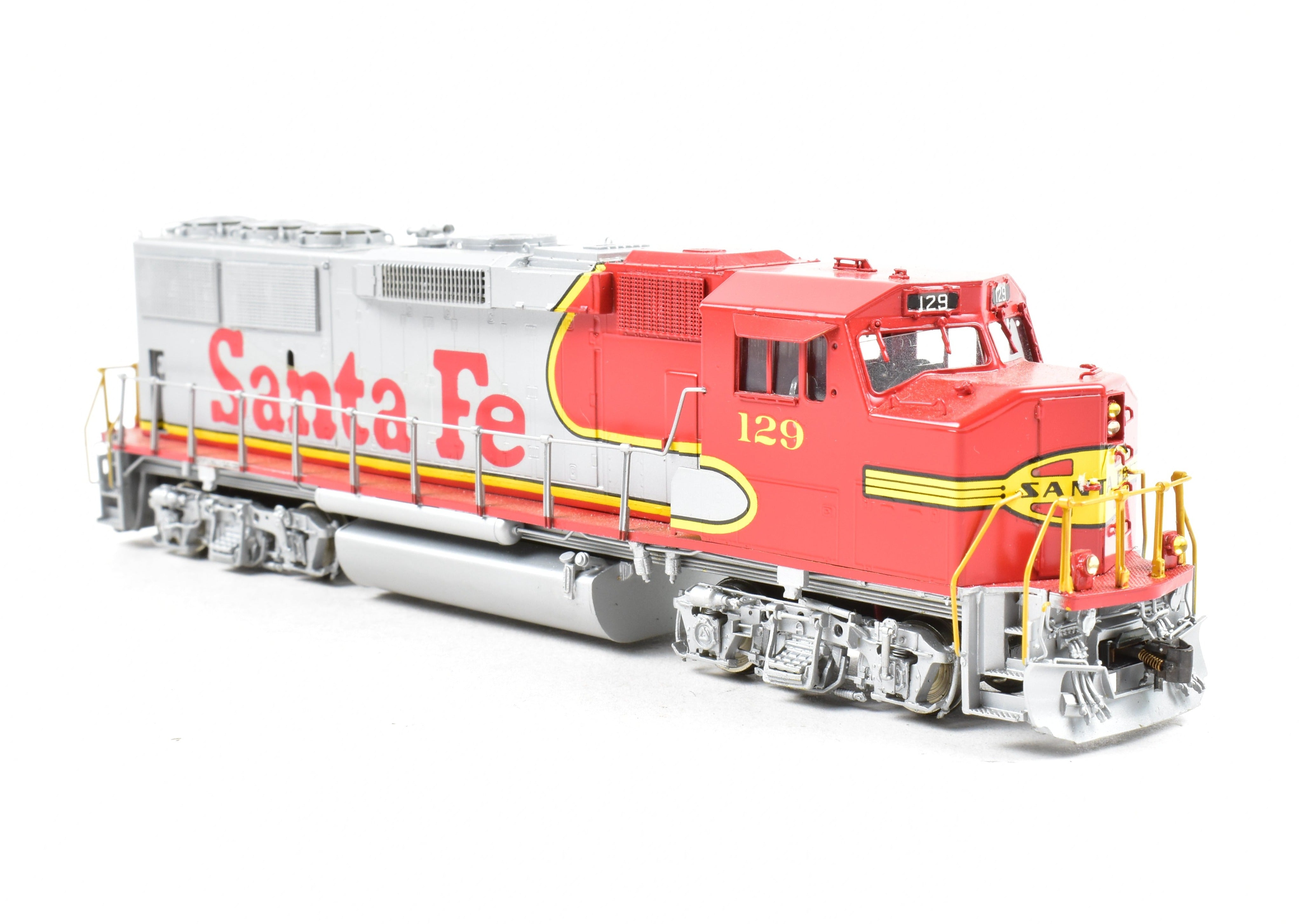 HO Scale Brass Model Train Engine - Overland Models Inc. AT&SF Santa Fe GP60M Factory Custom - Painted by OMI