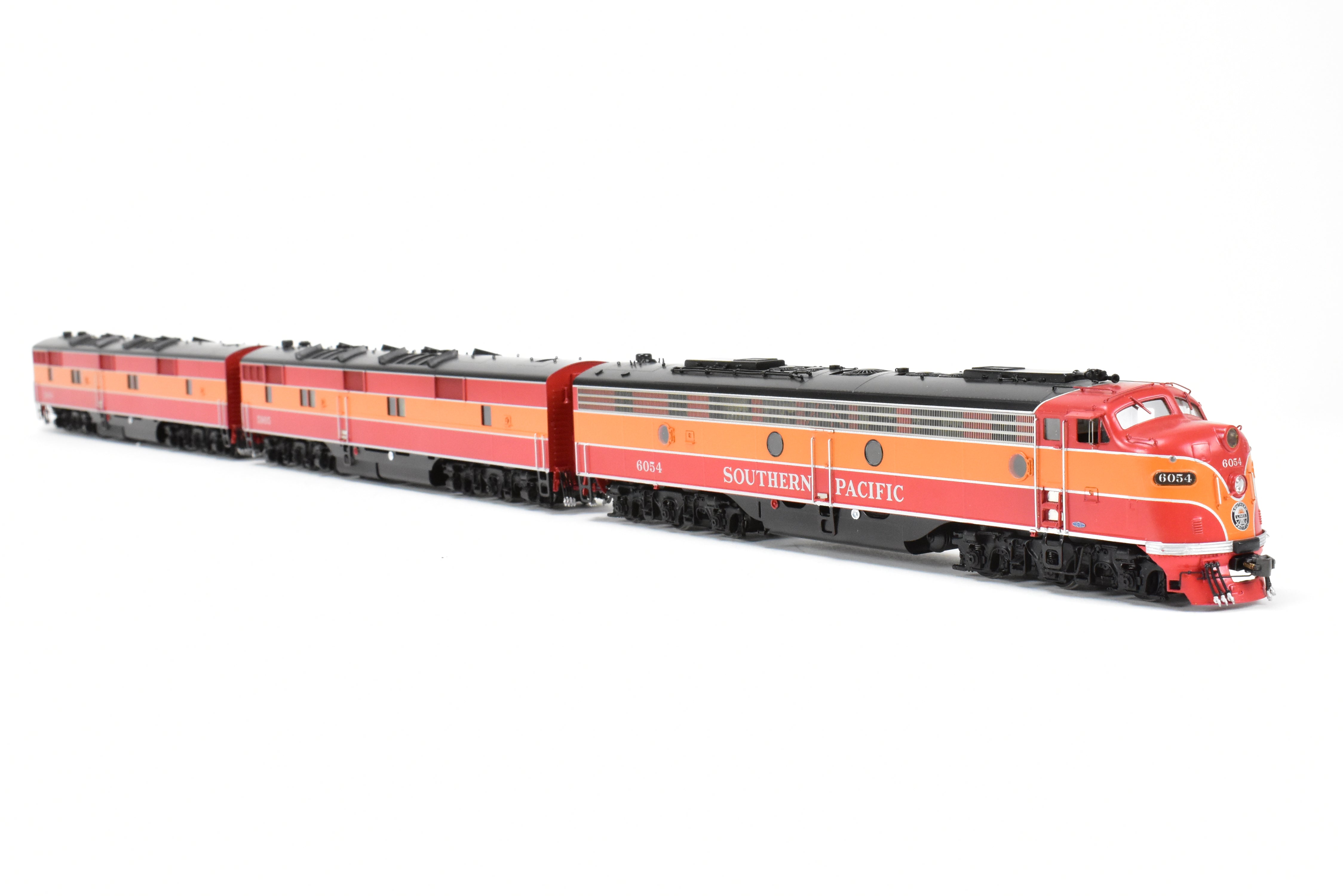 HO Scale Brass Challenger Imports Southern Pacific EMD E9A/E7B Set #6054/5905/5909