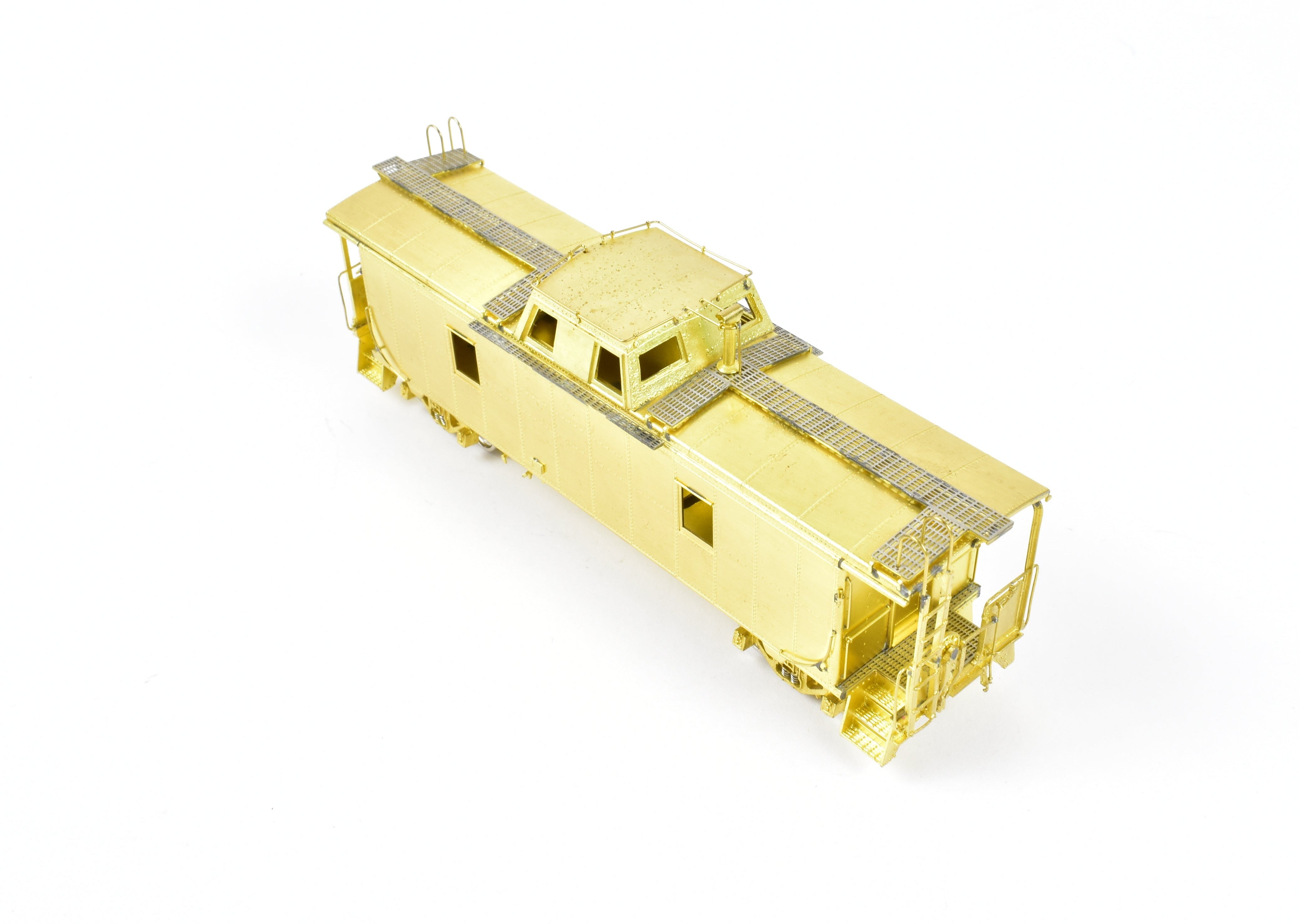 HO Scale Brass Canadian Pacific Steel Streamlined Centered Cupola Caboose Model by Overland Models, Inc. (OMI)