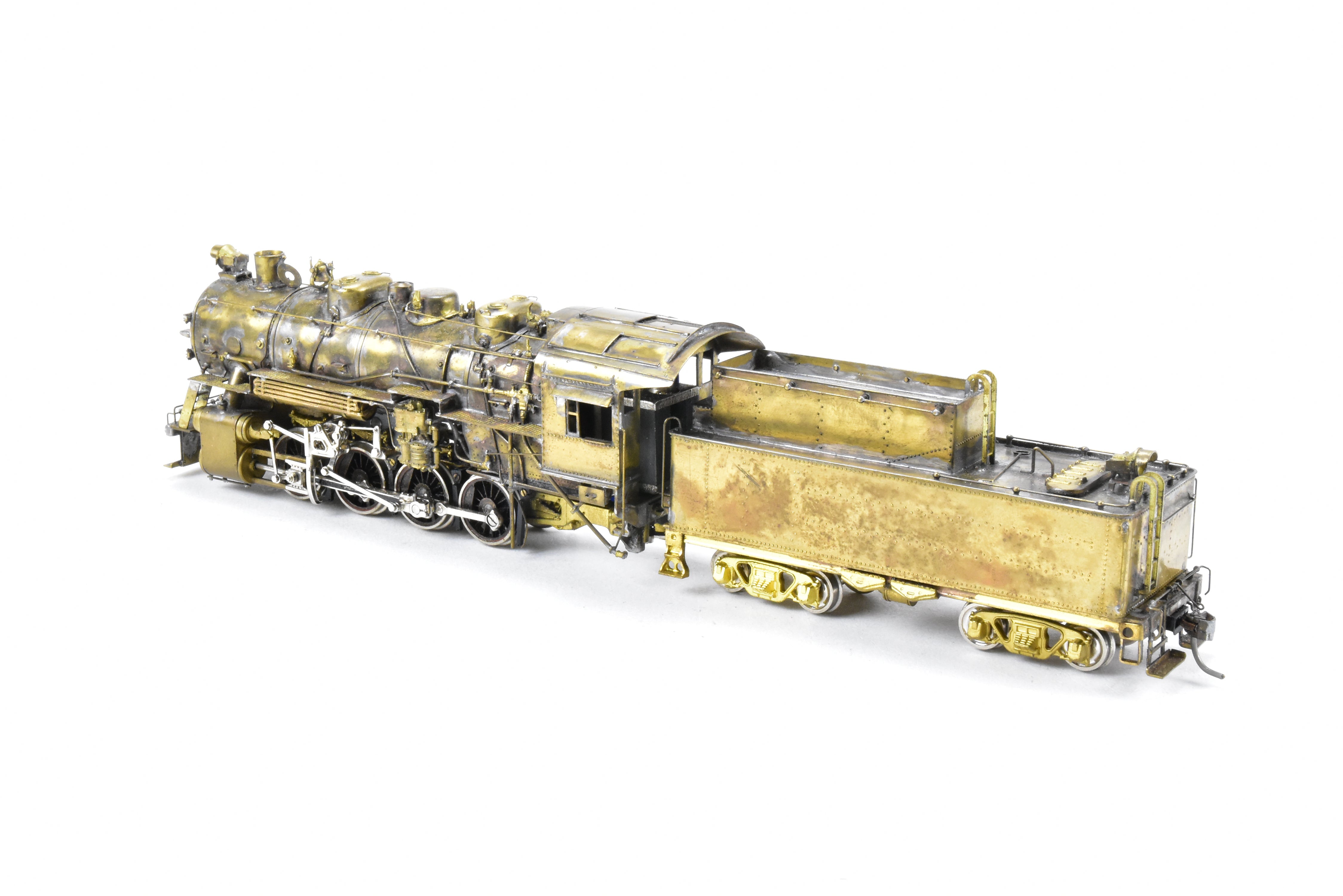 Exquisite HO Scale Brass Custom Model of Missouri Pacific 0-8-0 No. 9701 Scratch Built by Joe G. Collias - One-of-a-Kind Collector's Item