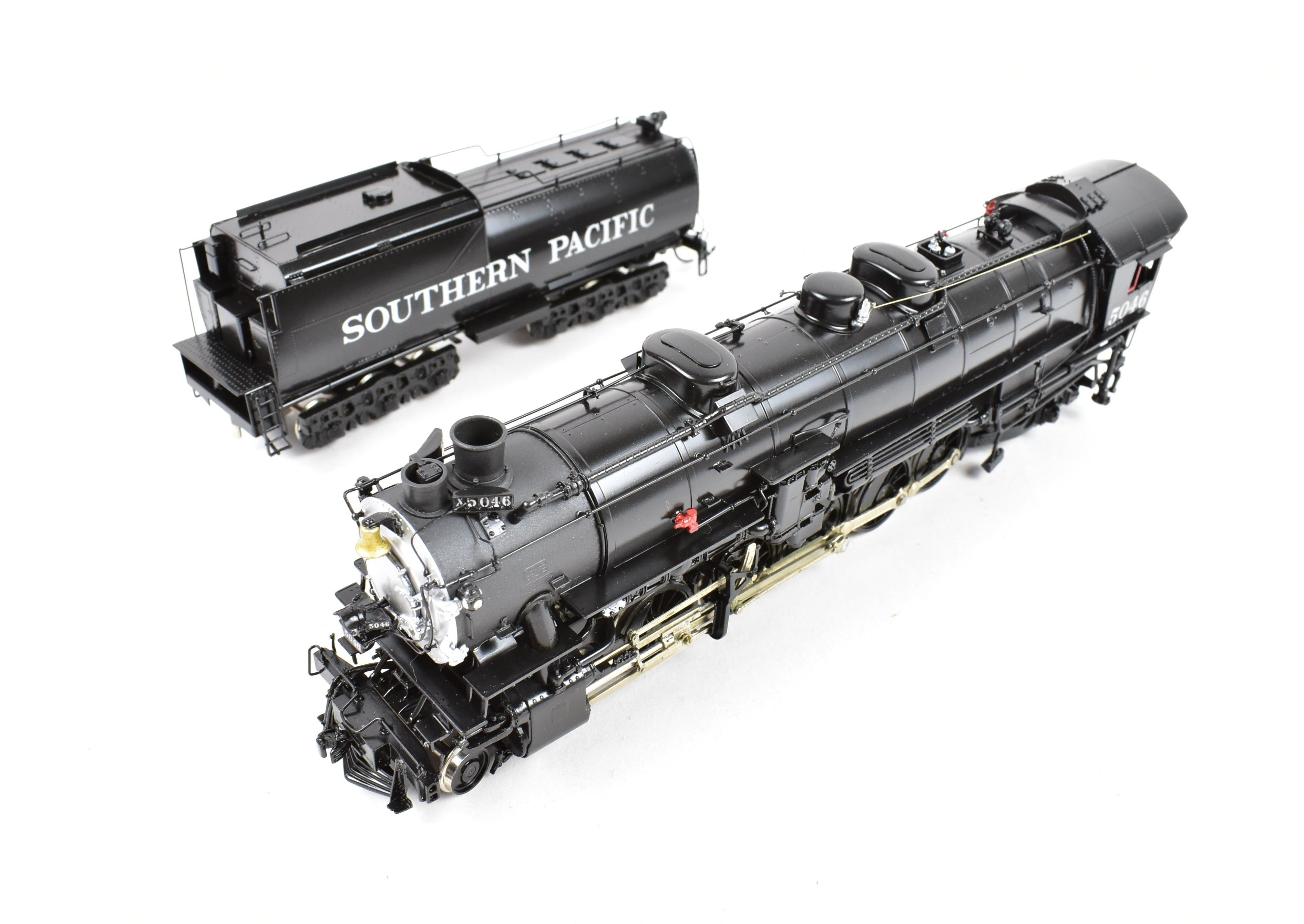 HO Scale Brass Southern Pacific Class SP - 2 4 - 10 - 2 1950s Pro - Painted Model by Key Imports