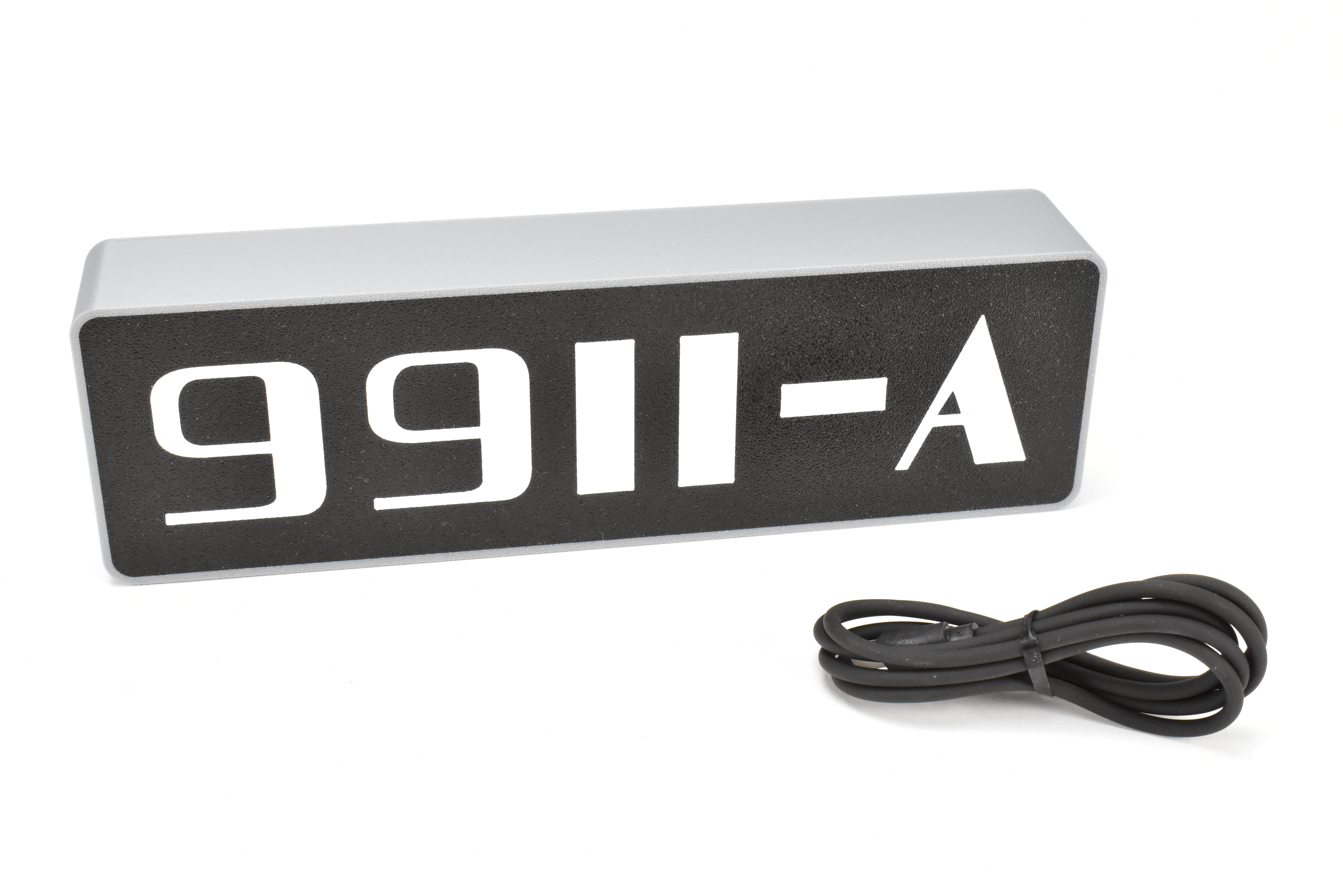 Custom 3D Printed & Illuminated CB&Q Burlington Route #9911A Number Board Sign