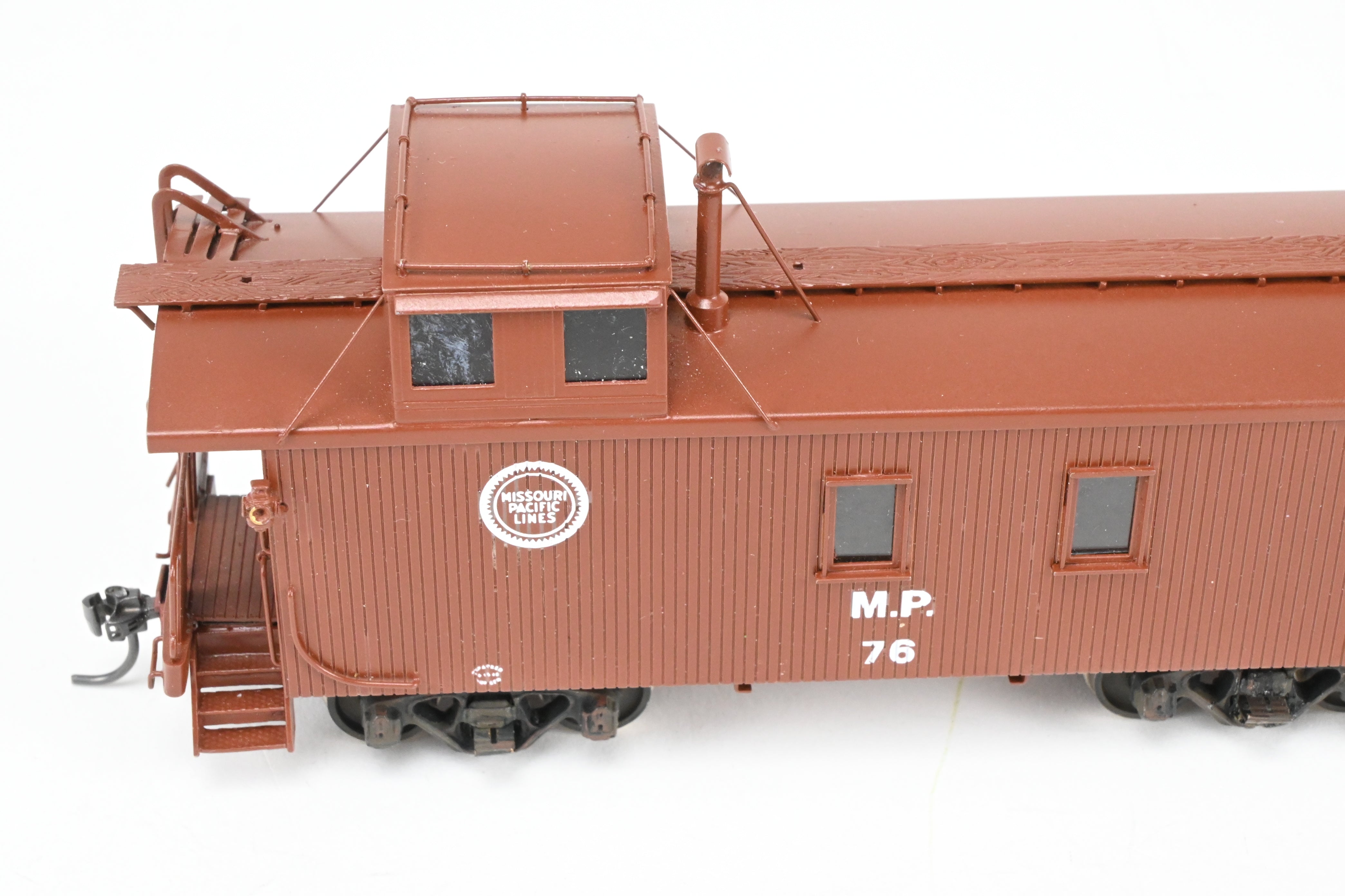 HO Scale Brass Model Missouri Pacific Wood Caboose CP Scratch Built by Joe G. Collias in REBOXX Packaging