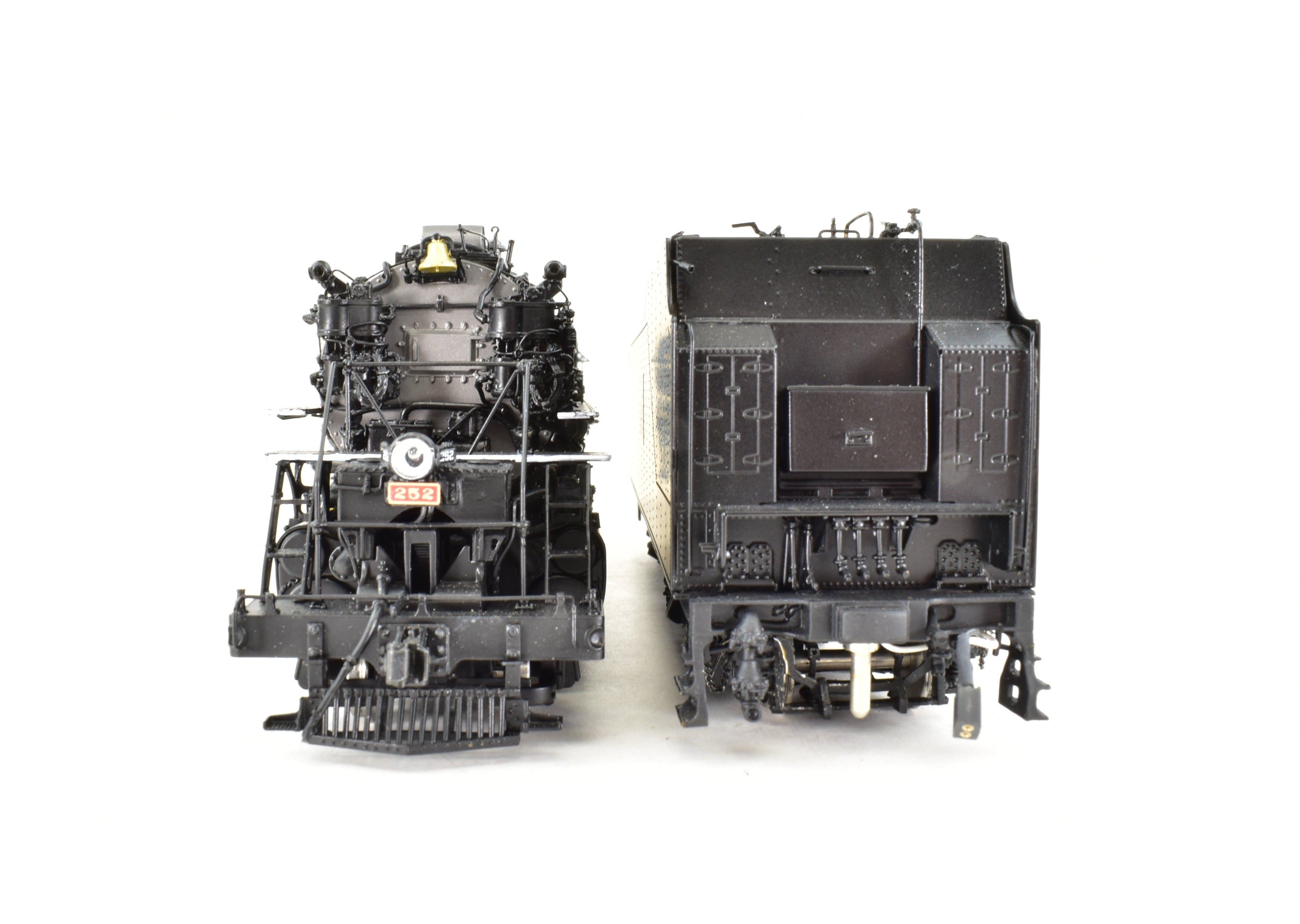 HO Brass Western Pacific 2-8-8-2 Class 251 V1 FP Black DCC & Sound by W&R