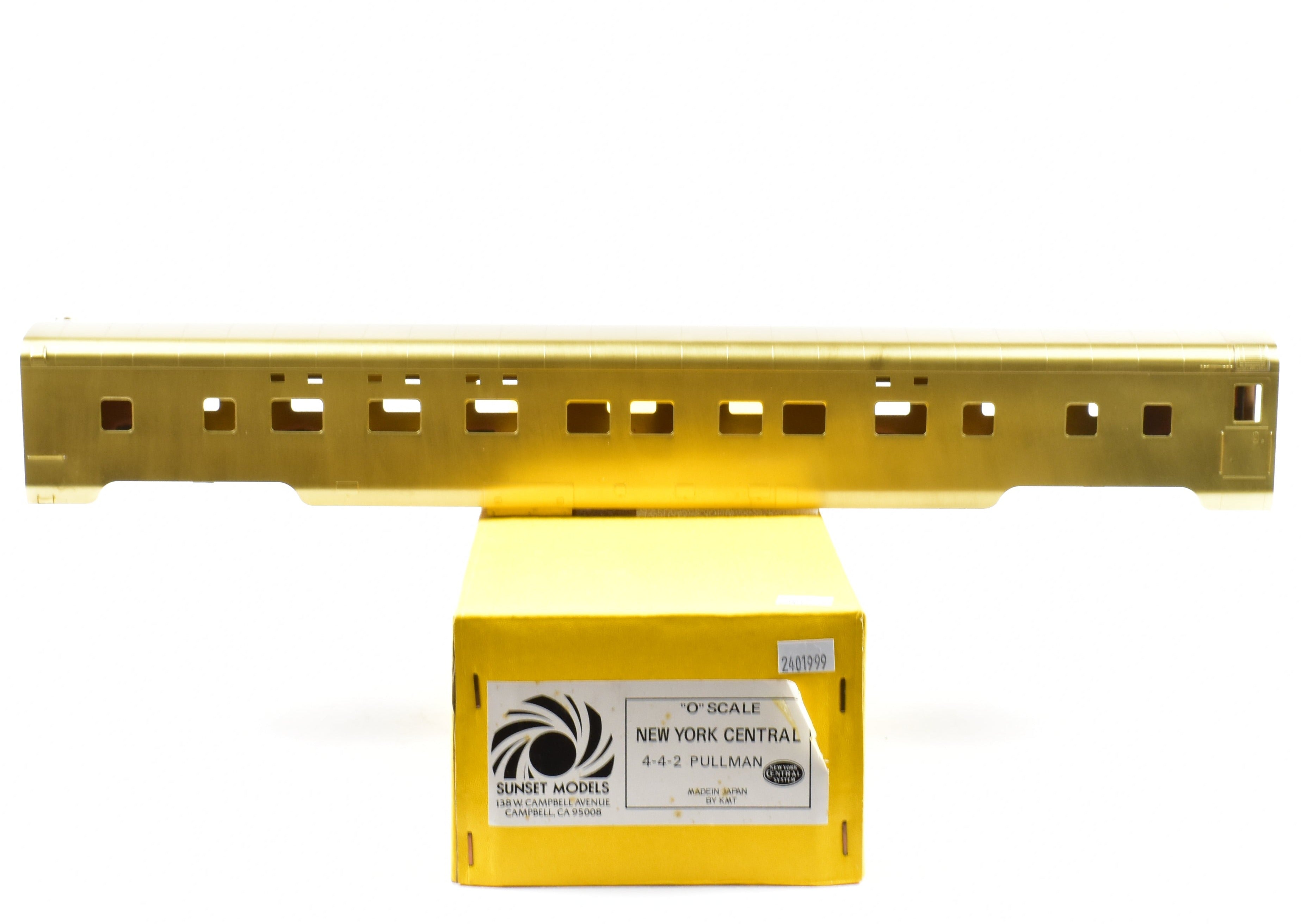 O Scale Brass Sunset Models New York Central 4 - 4 - 2 Pullman Sleeper Model Train Car