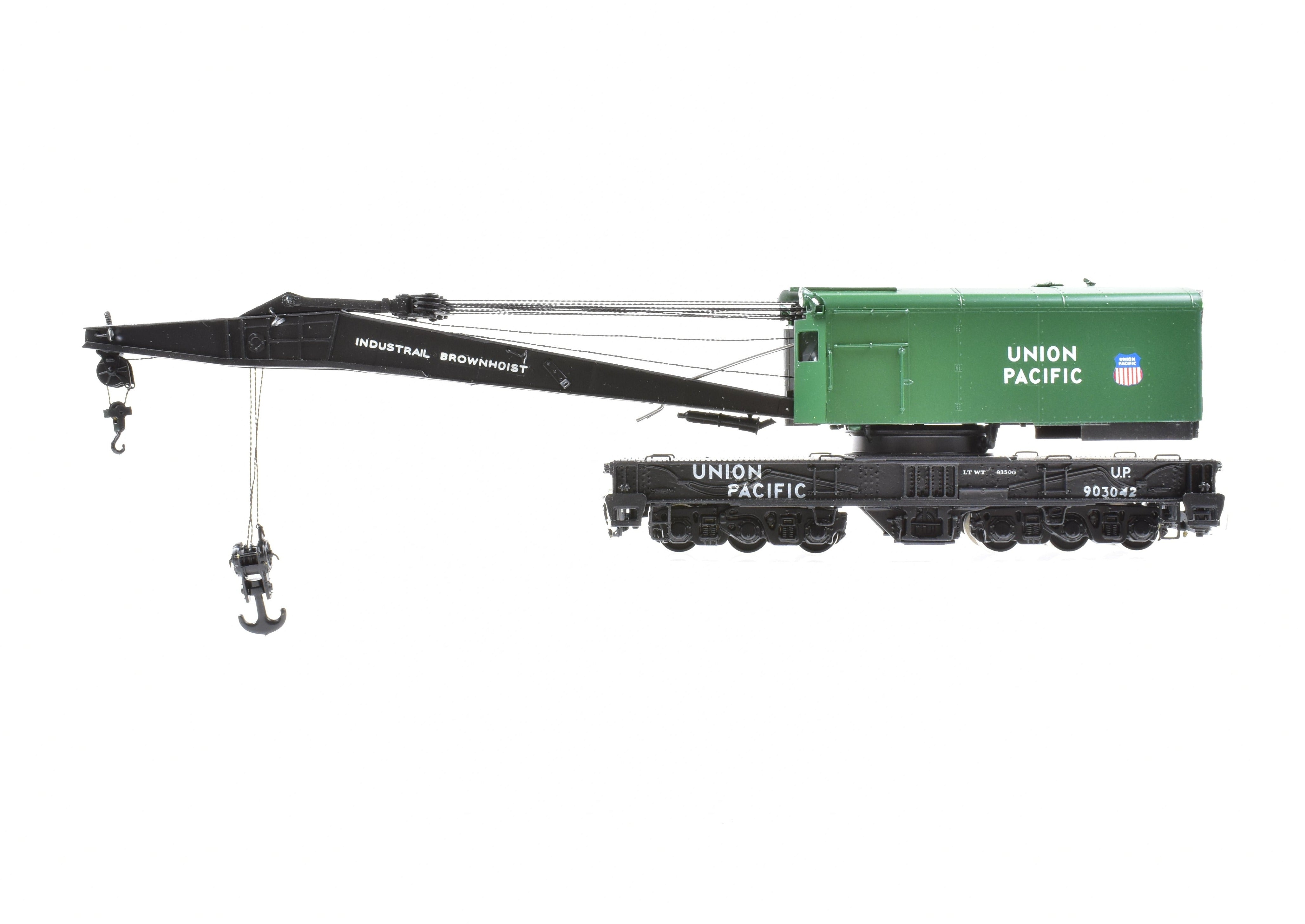 HO Brass OMI Union Pacific 200-Ton Crane Custom Painted by Overland Models