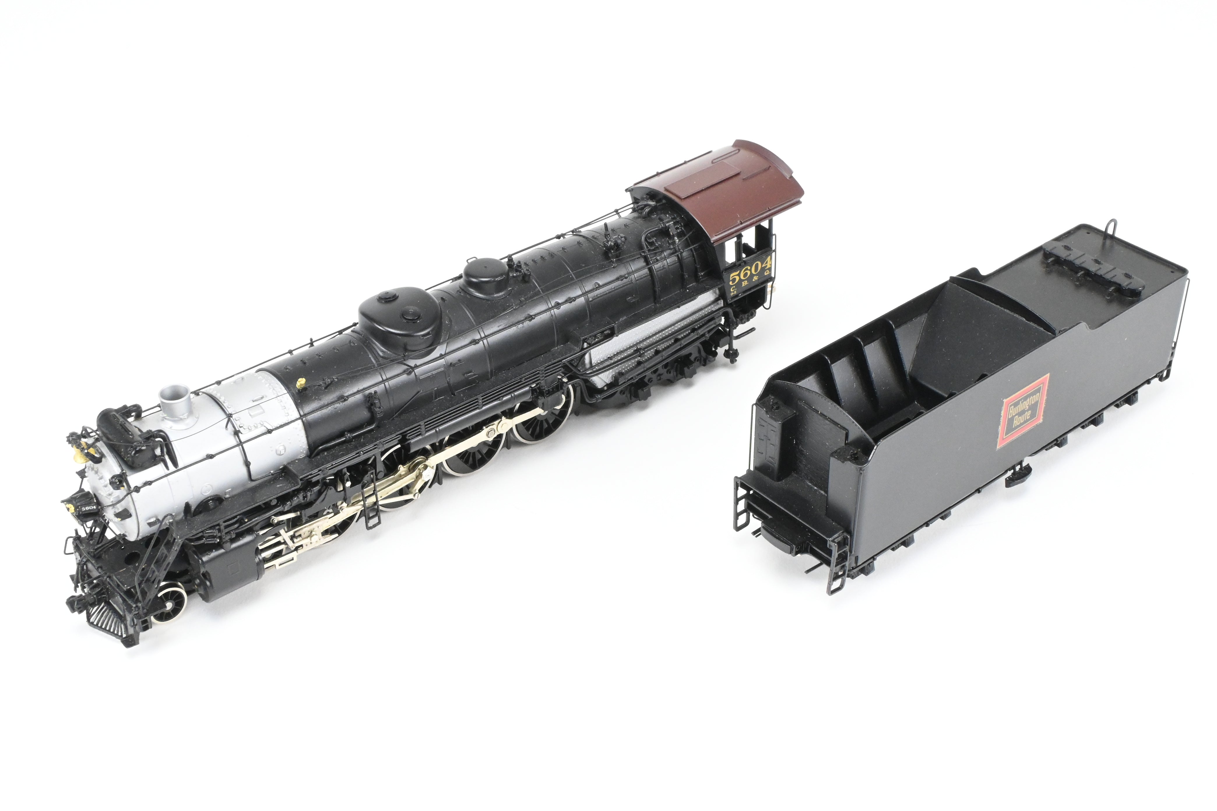 HO Scale Brass Oriental Limited CB&Q Burlington O-5 4-8-4 Open Cab Locomotive No. 5604