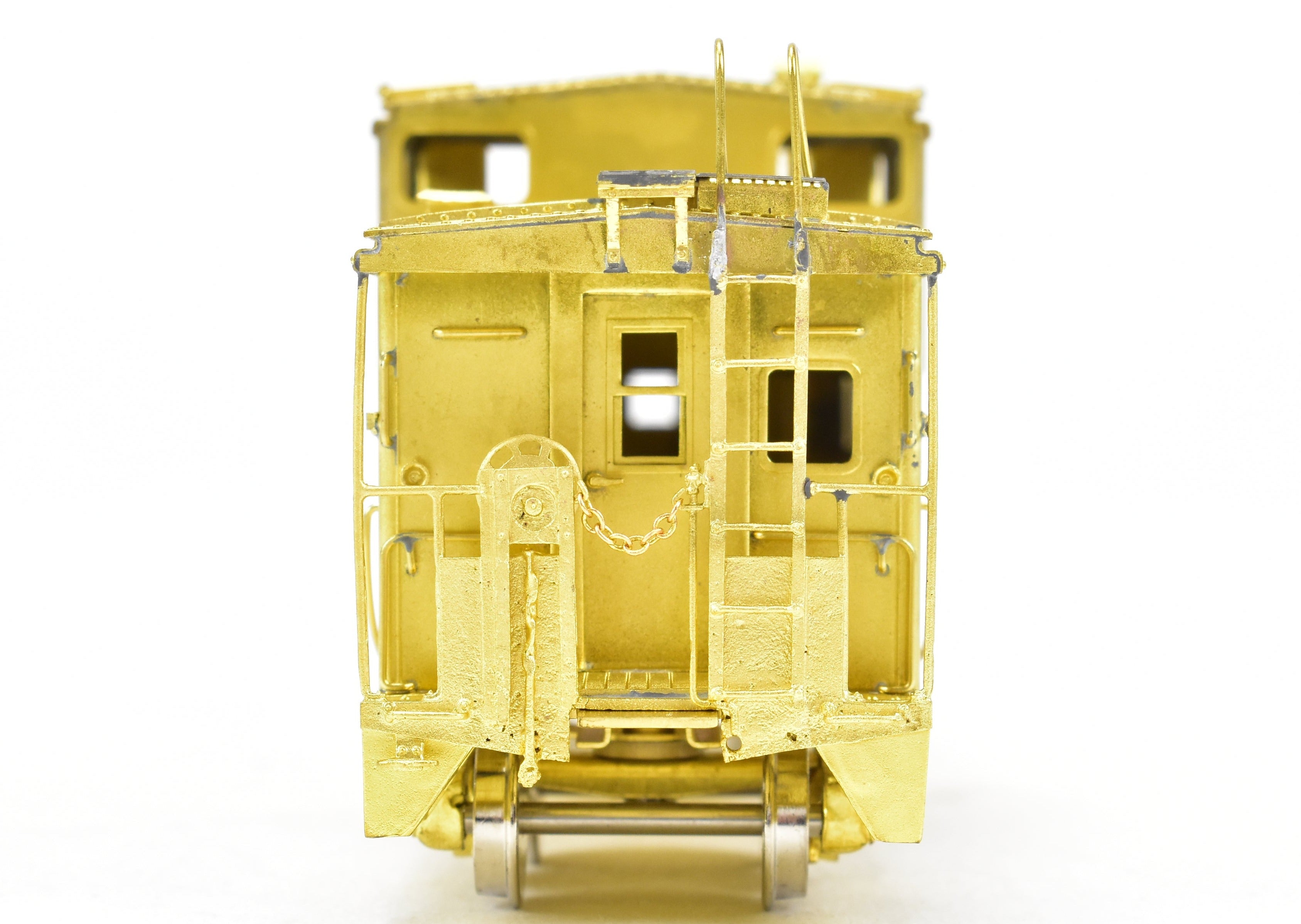HO Scale Brass Model Railroad Caboose - OMI (Overland Models, Inc.) D&H (Delaware & Hudson) International Wide - Vision Caboose
