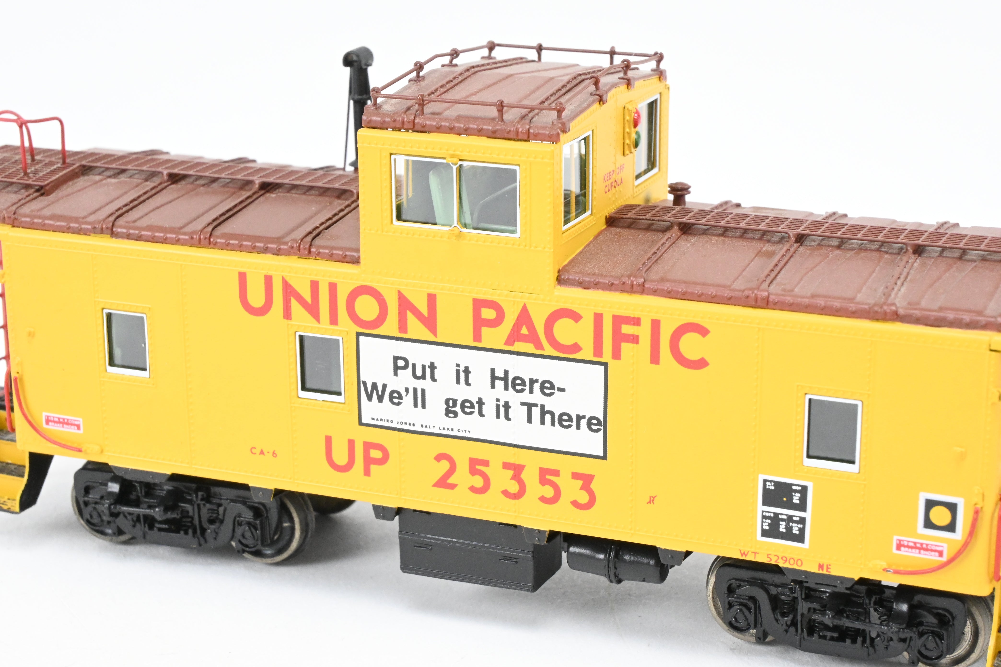 HO Scale Brass Union Pacific CA-6 Caboose FP No. 25353 by OMI