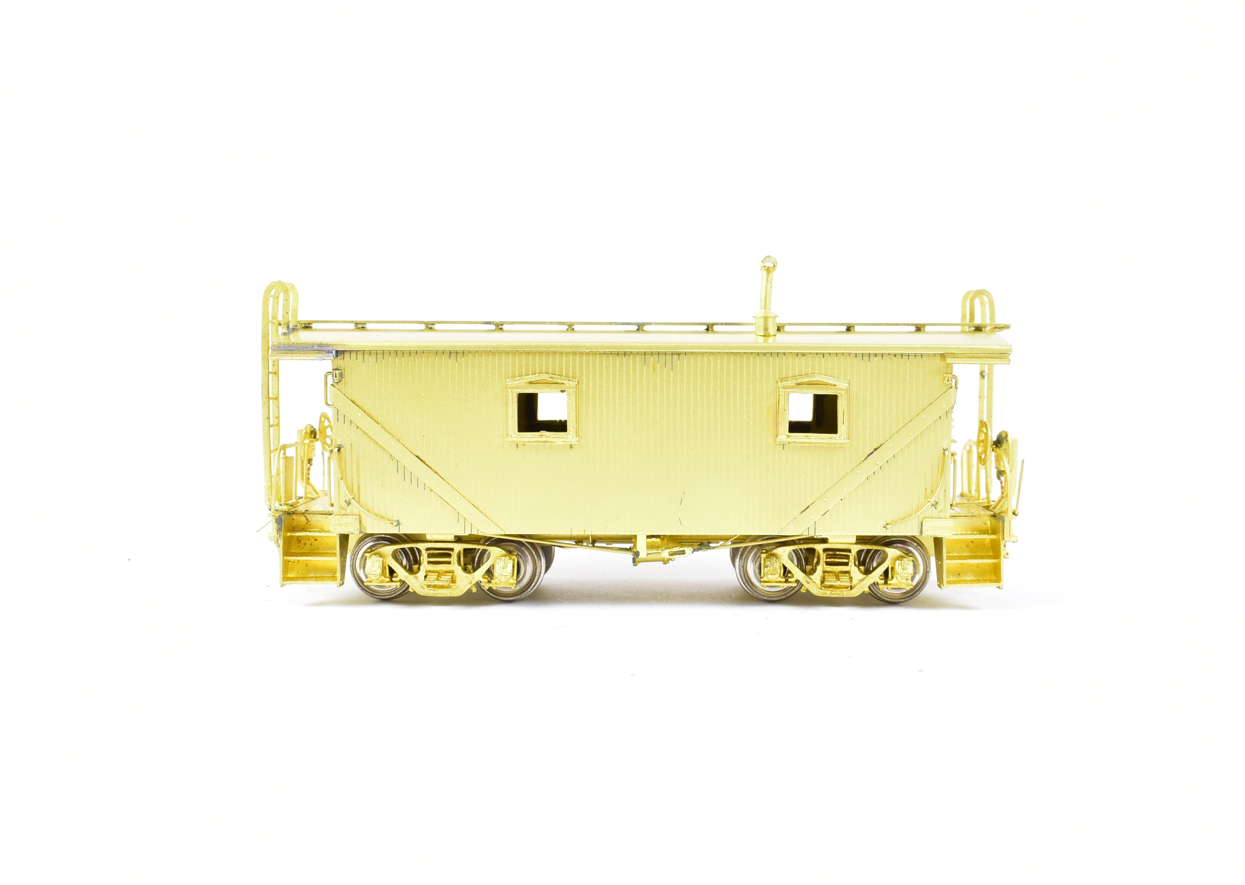 HO Scale Brass OMI - Overland Models, Inc. Delaware & Hudson (D&H) Wood Sheath Transfer Caboose without Cupola Model Train