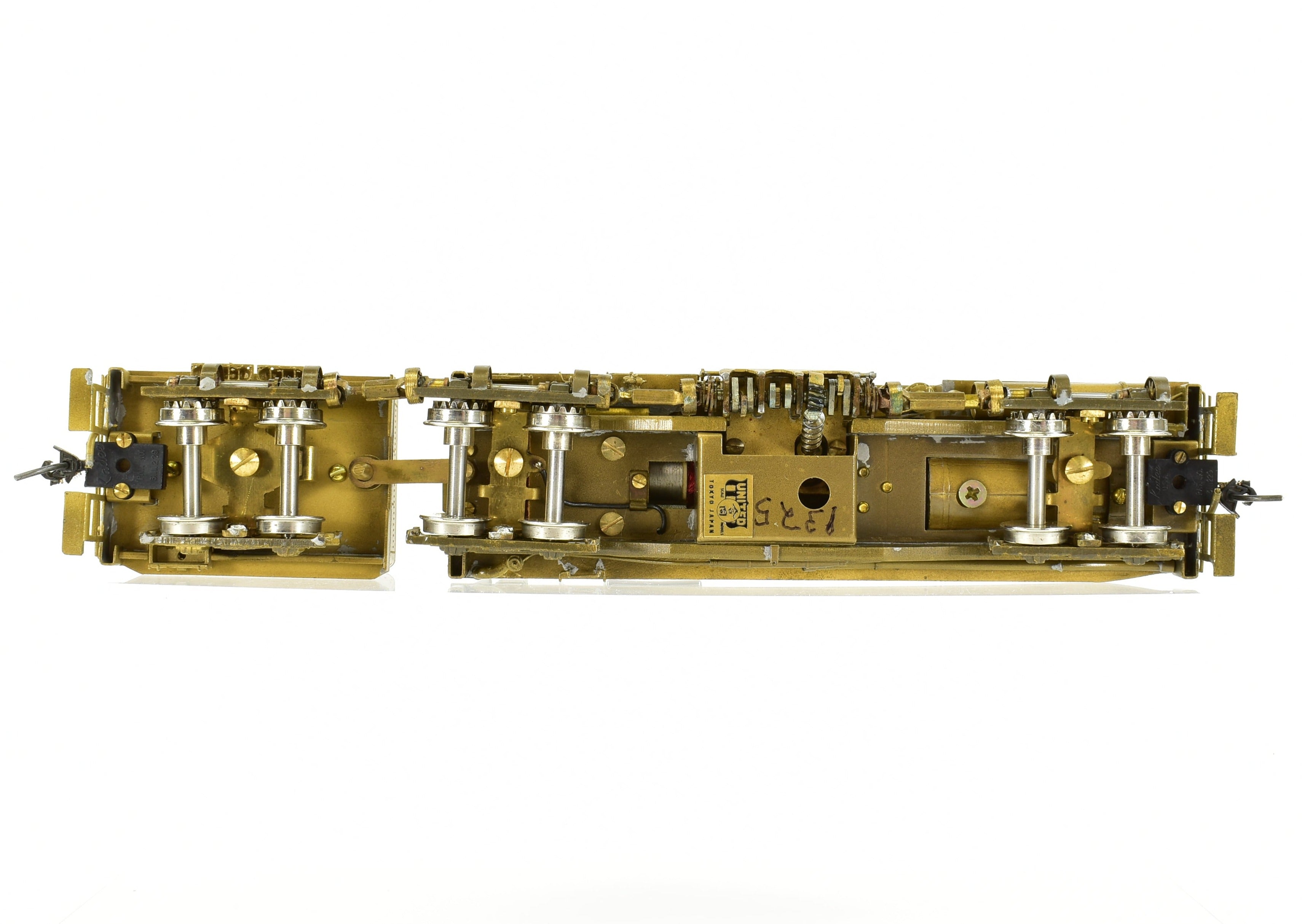 HO Scale Brass PFM - United Brand 3-Truck Pacific Coast Shay Geared Locomotive Model for Logging Roads