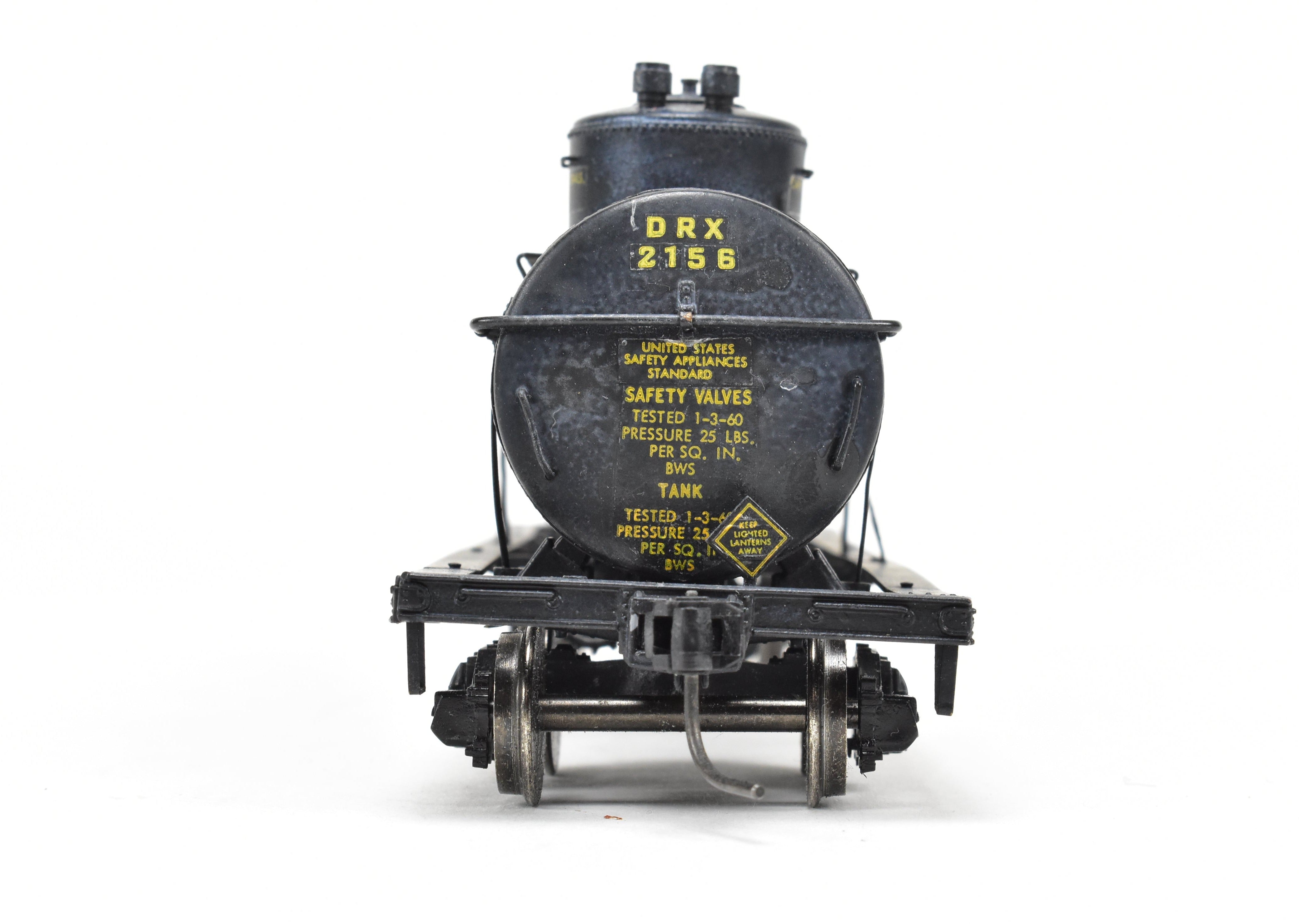 O Scale Brass Deep Rock 3 - Dome Tank Car with Kadee Couplers, No Original Box