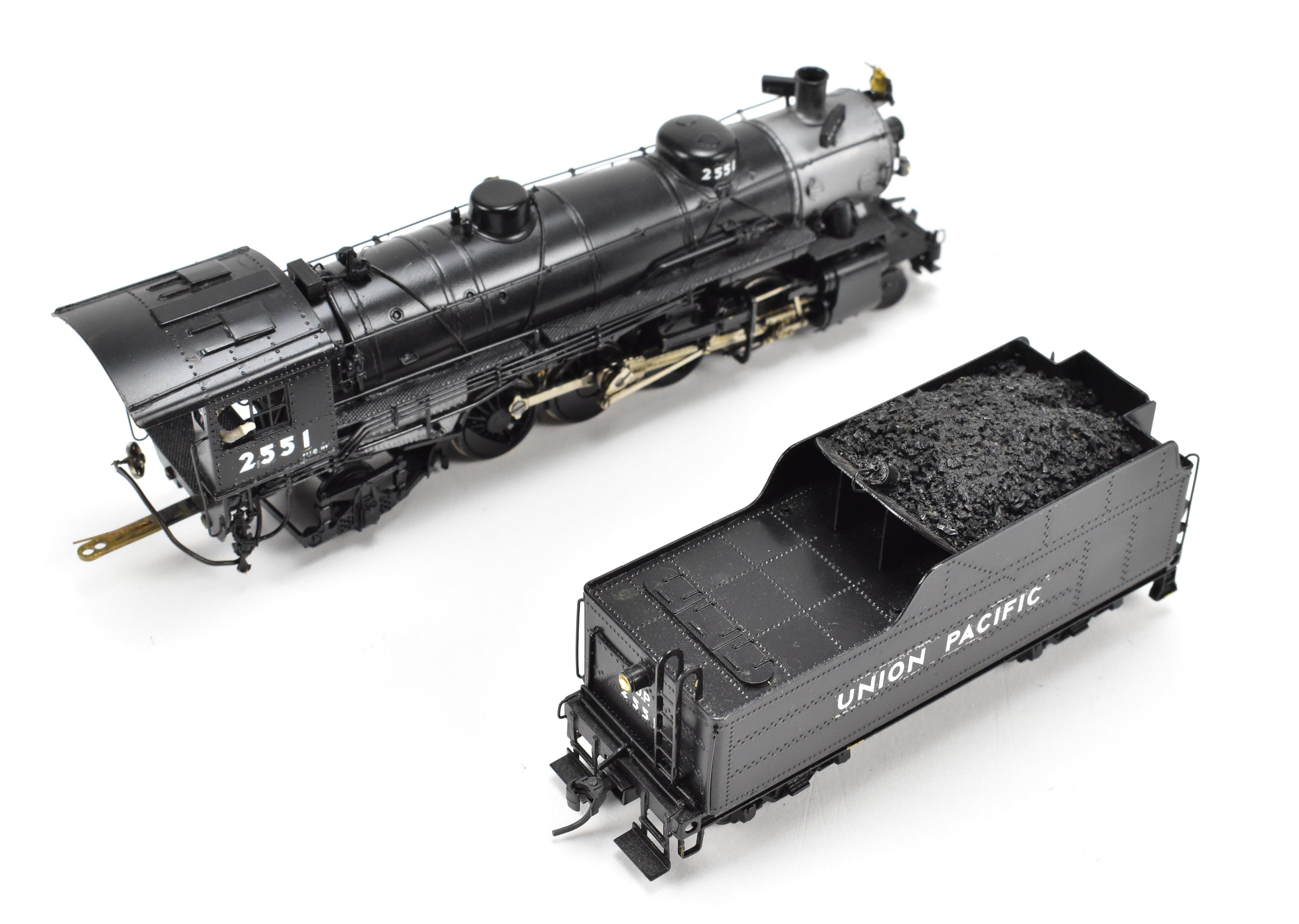 HO Scale Brass PFM - United Union Pacific USRA 2-8-2 #2551 with Can Motor Upgrade