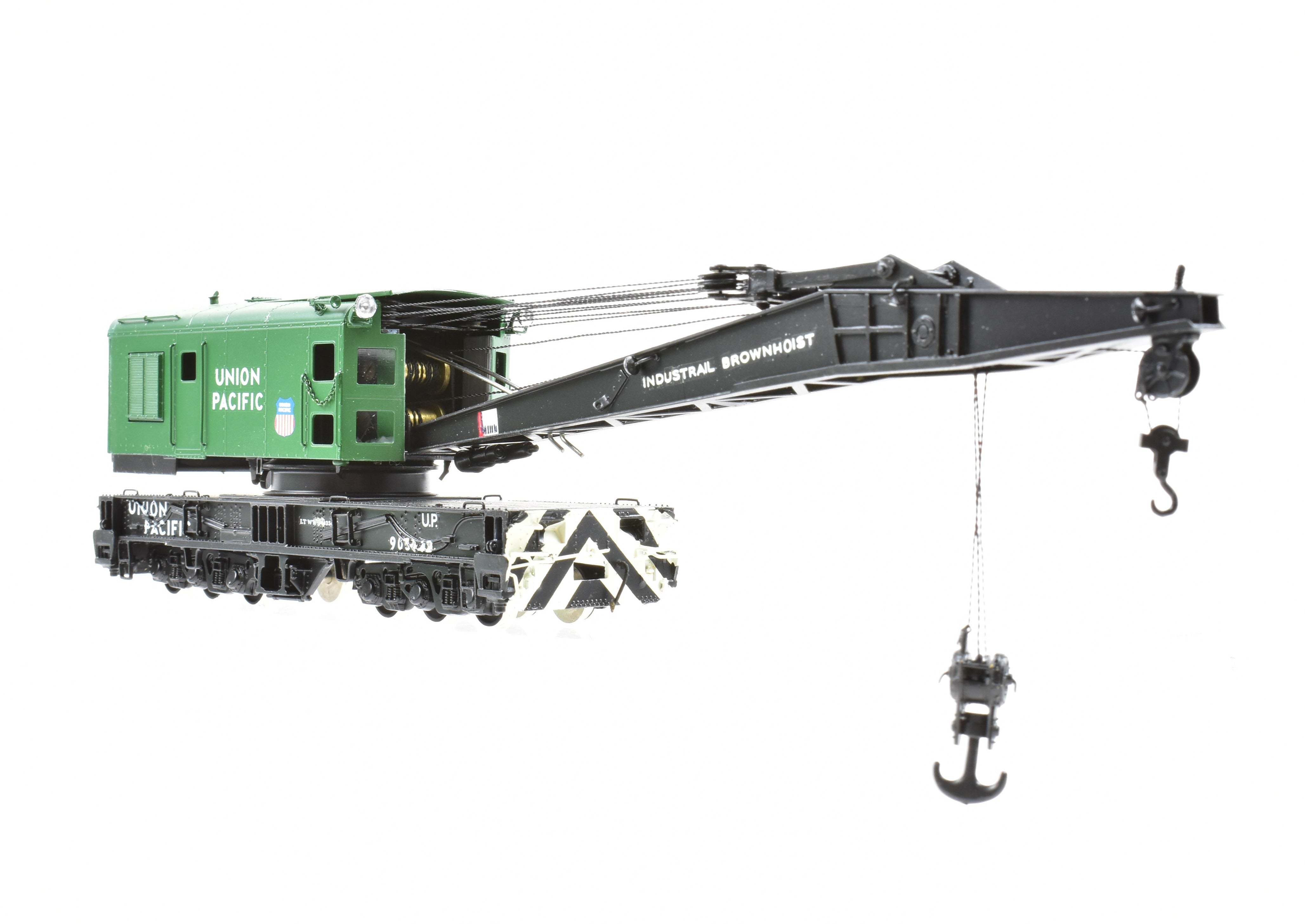 HO Brass OMI Union Pacific 200-Ton Crane Custom Painted by Overland Models