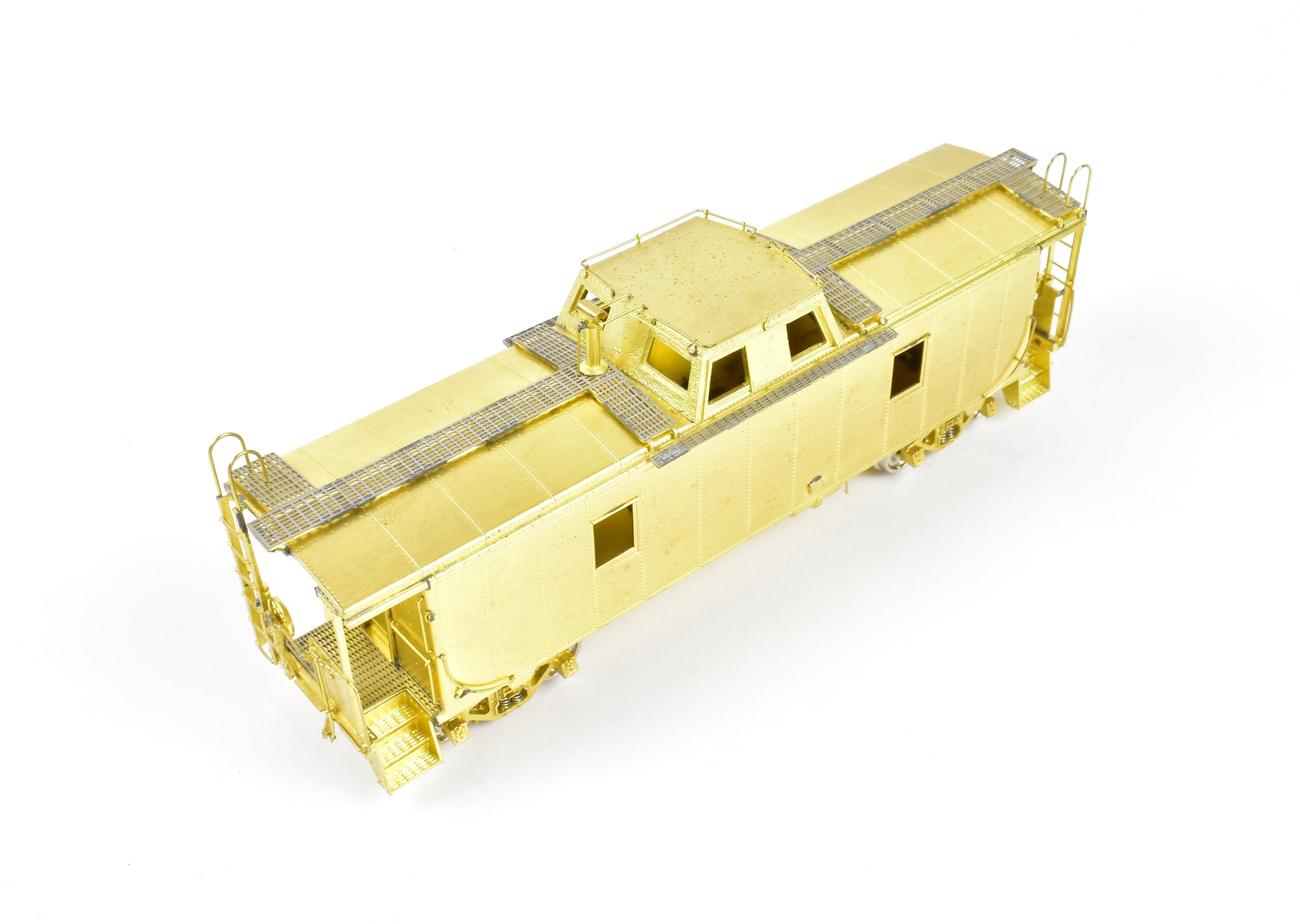 HO Scale Brass Canadian Pacific Steel Streamlined Centered Cupola Caboose Model by Overland Models, Inc. (OMI)